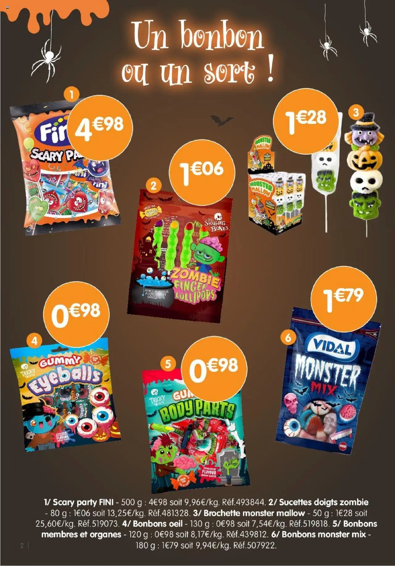 {H1} | Page: 2 | Produits: Body, Bonbons