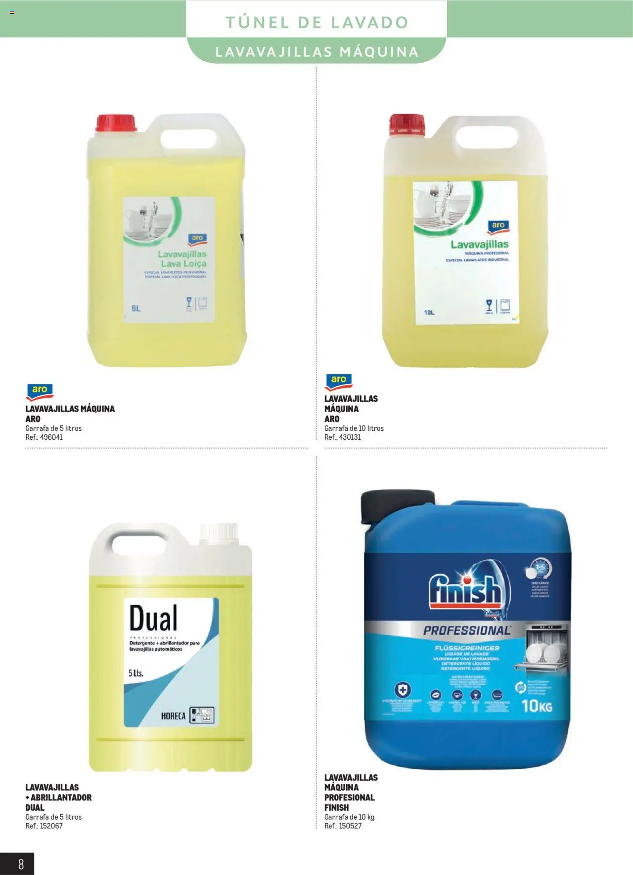 Makro - Catálogo Limpieza - Prat │ válido desde el 11.06.2025 | Página: 8 | Productos: Detergente, Detergente líquido, Lavavajillas