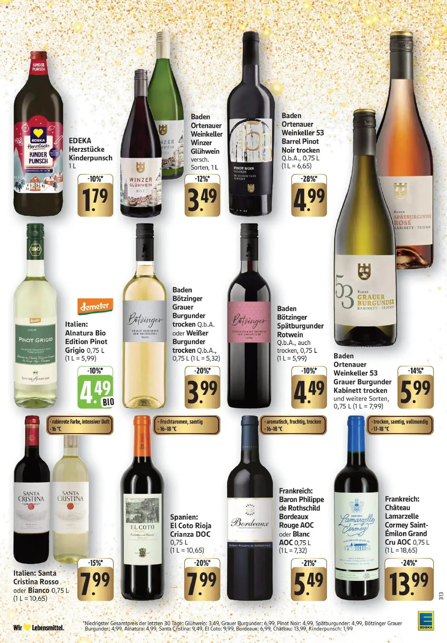 Edeka prospekt Freiburg	 – gültig ab 15.12.2025 | Seite: 29 | Produkte: Rotwein, Duft, Rouge