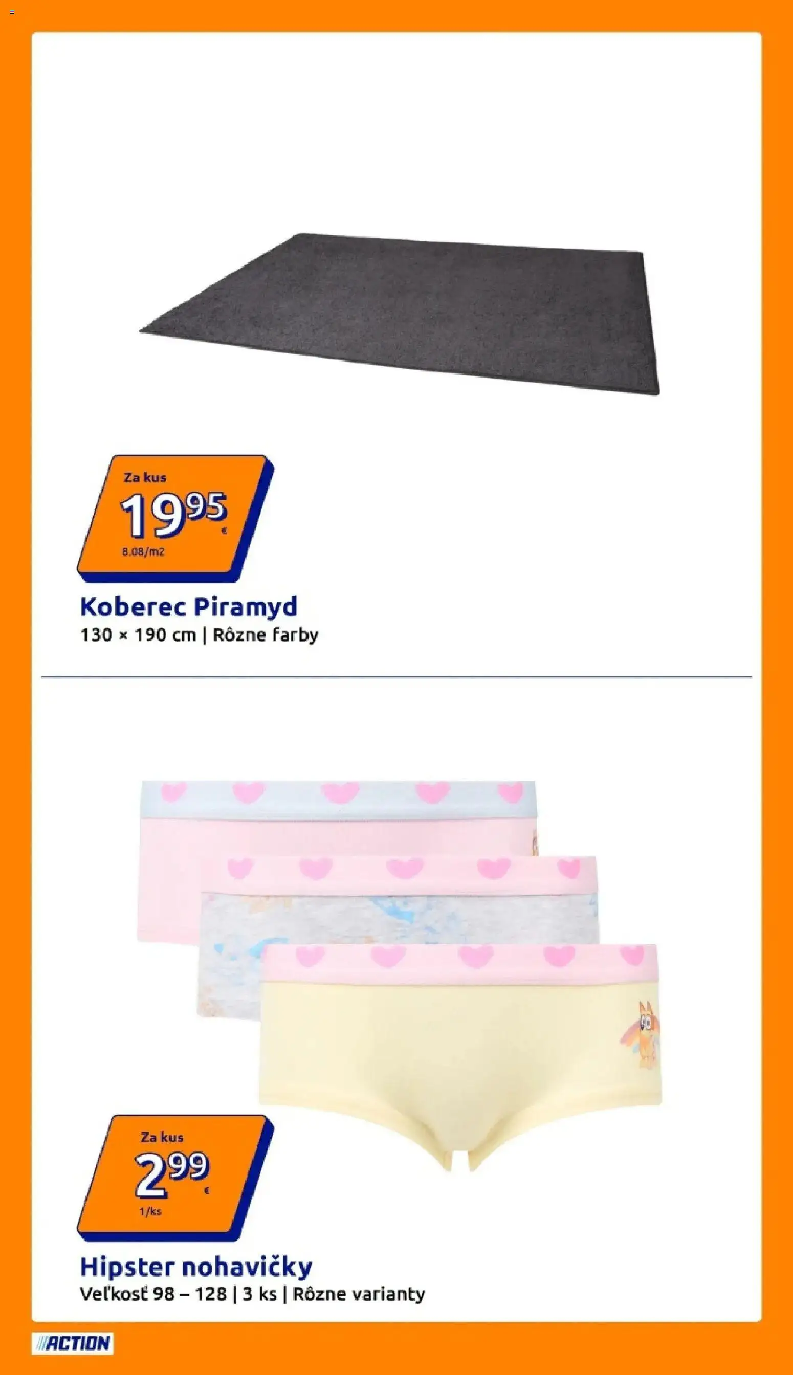 Nové Action akcie – leták je platný od 15.04.2026 | Strana: 15 | Produkty: Koberec, Nohavičky