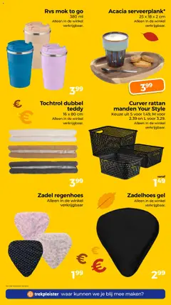 Trekpleister - Folder - Voorbeeld van een folder van Trekpleister, geldig van 14.10.2025 | Pagina: 45 | Producten: Mok, Manden, Gel