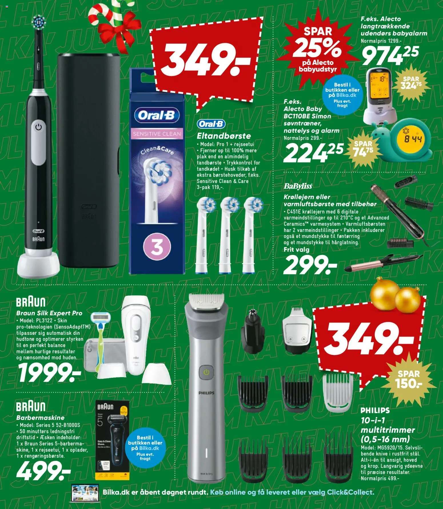 Bilka tilbudsavis – gyldig fra 19.12.2025 | Side: 17 | Produkter: Barbermaskine, Tandbørste, Eltandbørste, Krøllejern