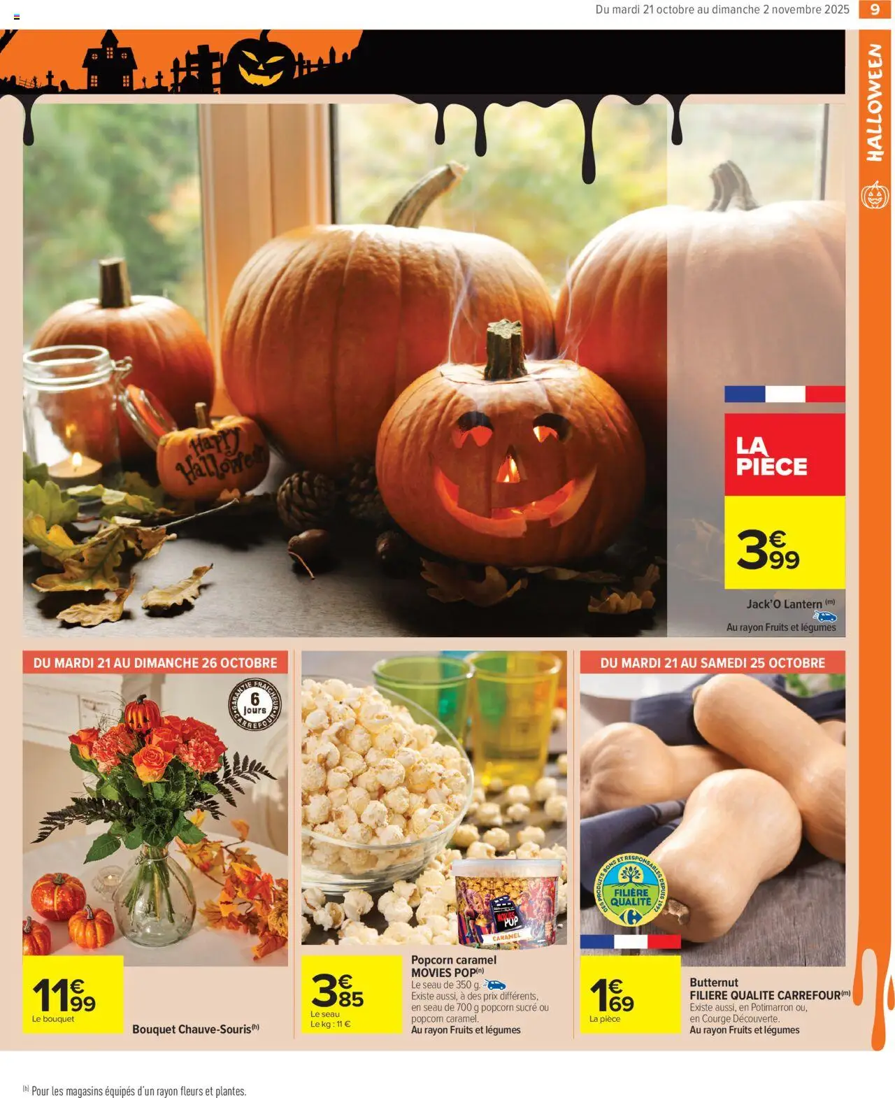 {H1} | Page: 11 | Produits: Sucre, Popcorn, Courge, Butternut