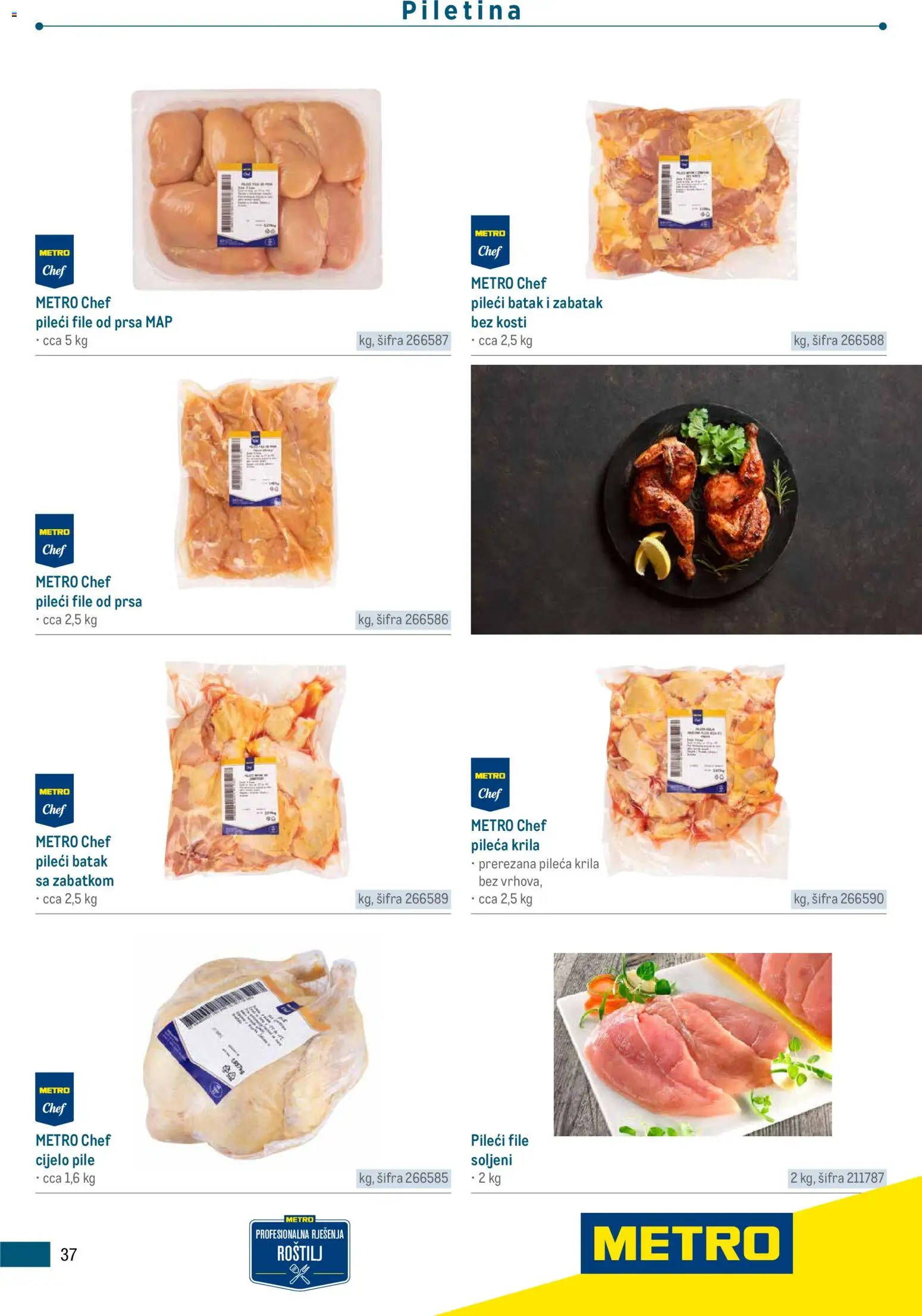 Metro katalog | vrijedi od 05.03.2026 | Stranica: 37 | Proizvodi: Roštilj, Pileća krila, Pileći file, Piletina