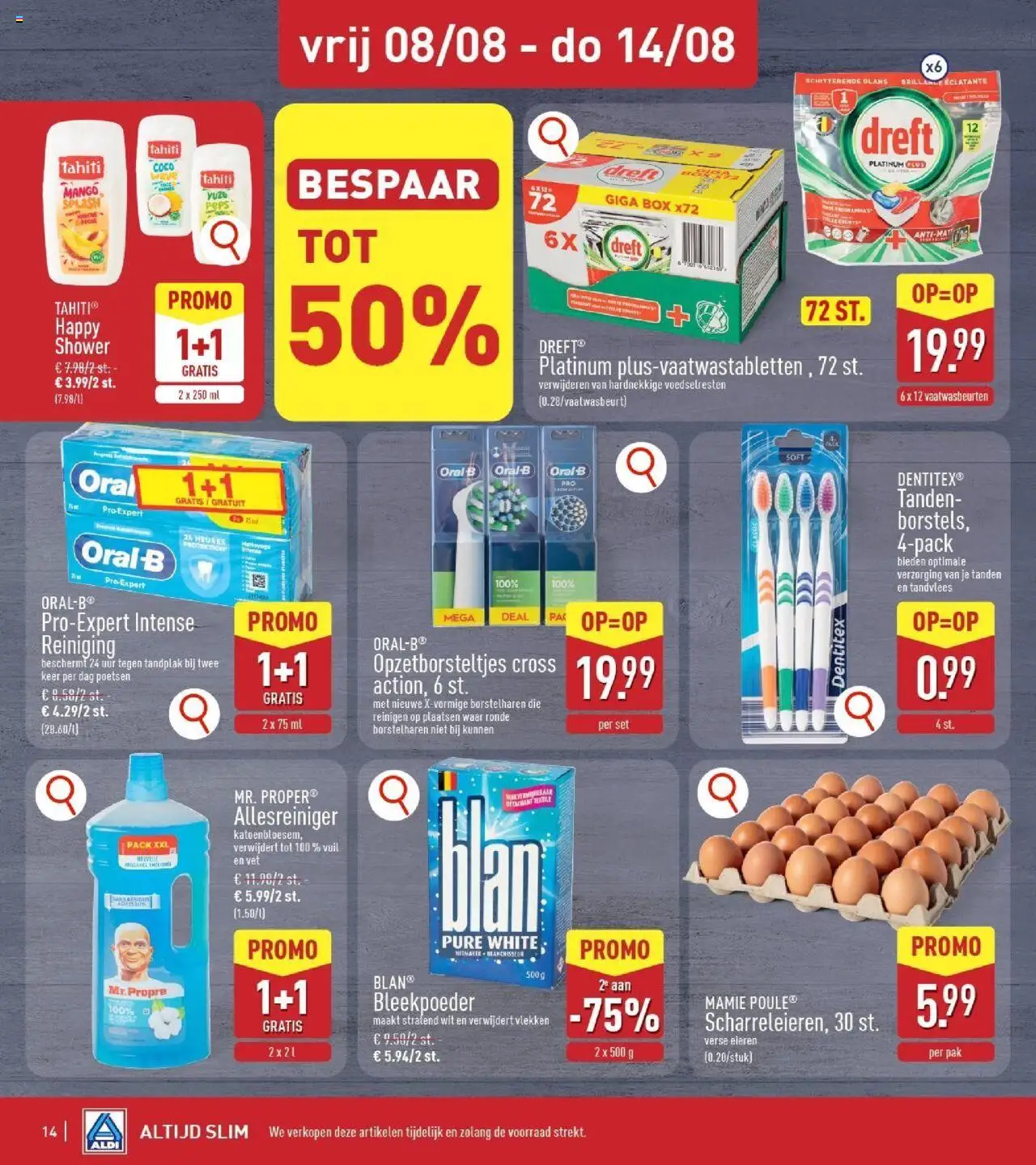 {H1} | Pagina: 14 | Producten: Allesreiniger, Box, Mango, Eieren