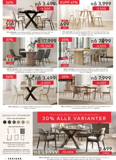 Forhåndsvisning av Skeidar kundeavis gyldig fra 23.03.2026 | Side: 16 | Produkter: Spisebord, Spisestol, Lys, Bord