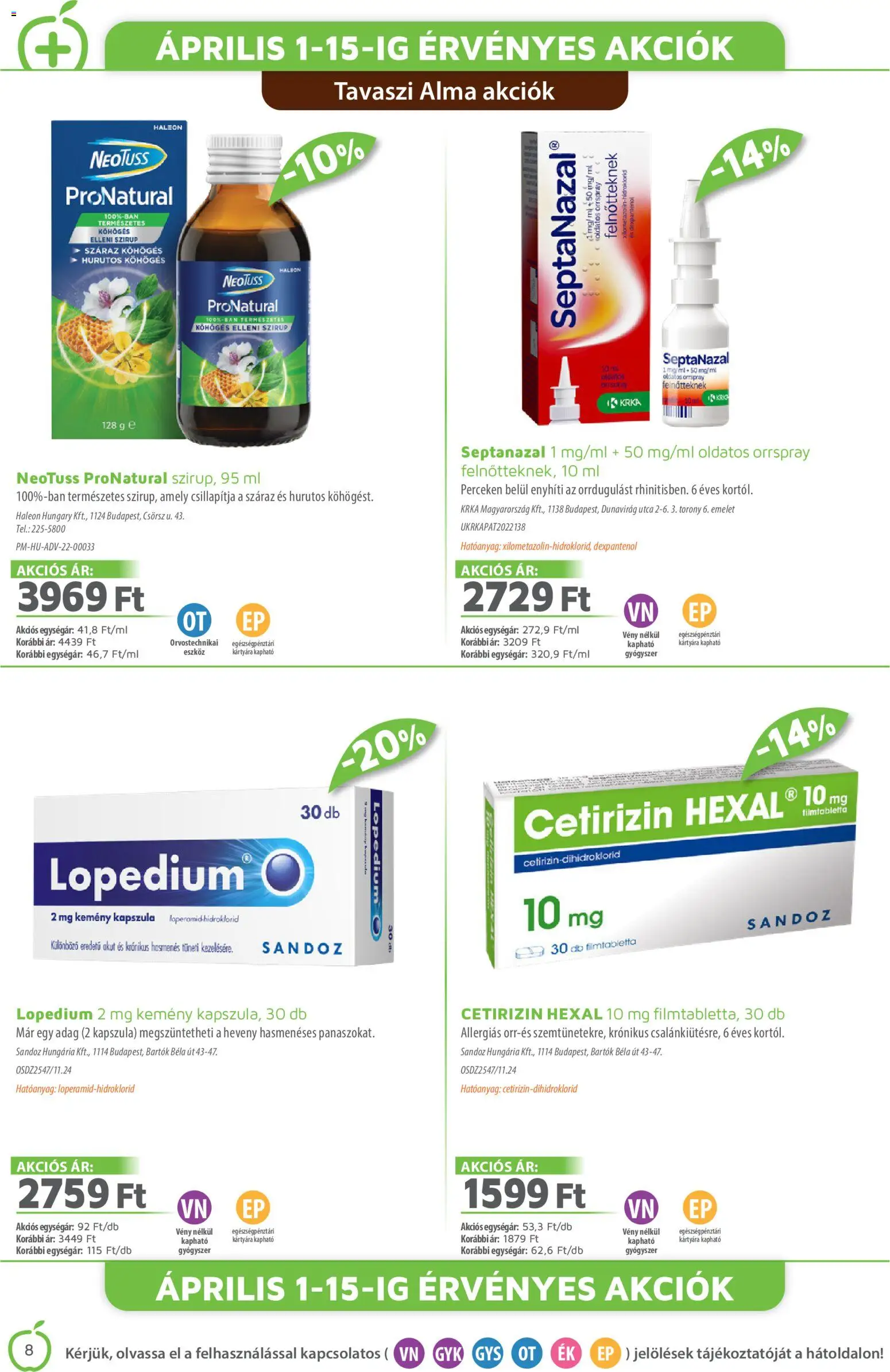 Alma Gyógyszertárak Akciós Újság 2026.04.01.-tól/töl - fantasztikus ajánlatokat! 🛍️ | Magyarország