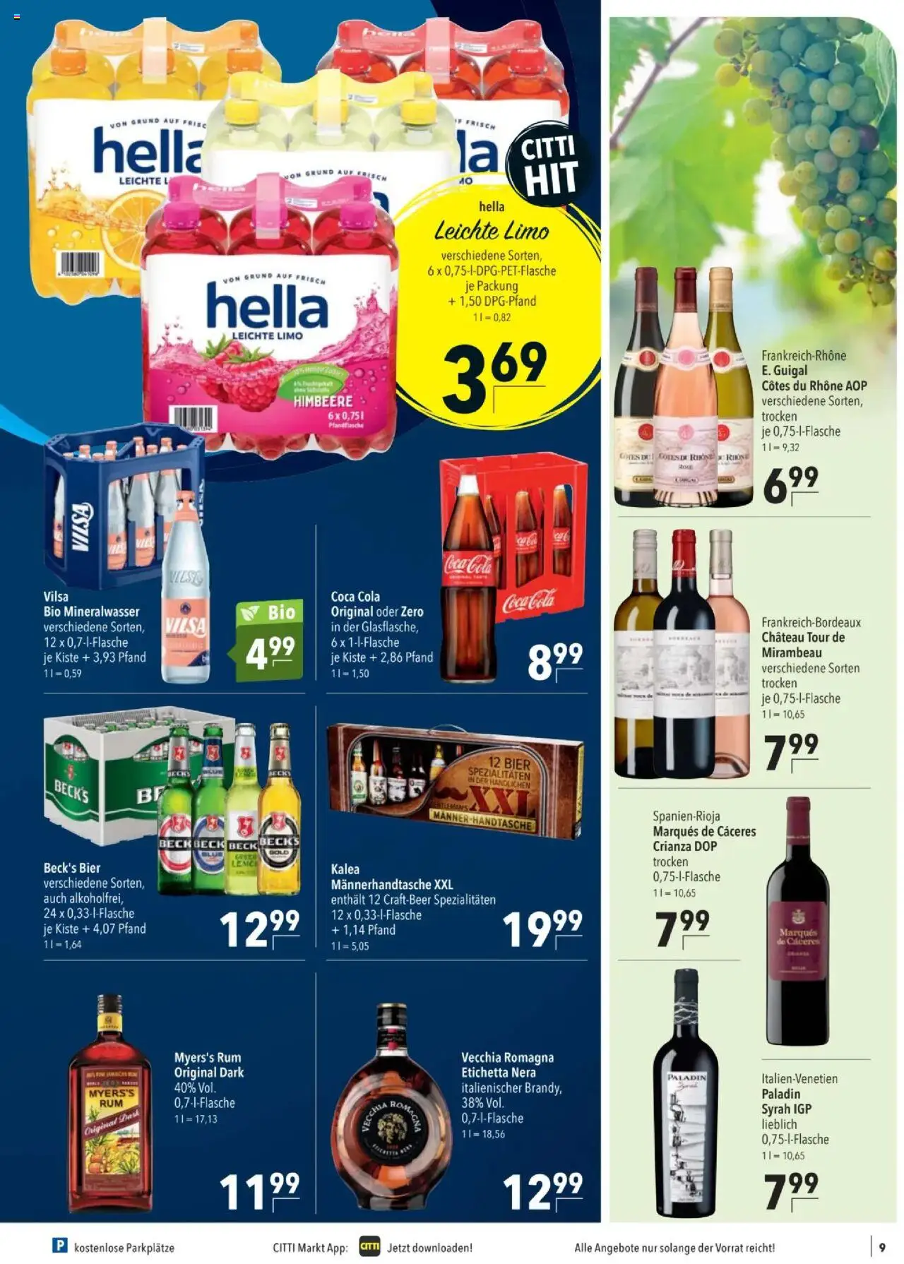 CITTI tilbudsavis – gyldig fra 22.10.2025 | Side: 9 | Produkter: Coca Cola, Cola