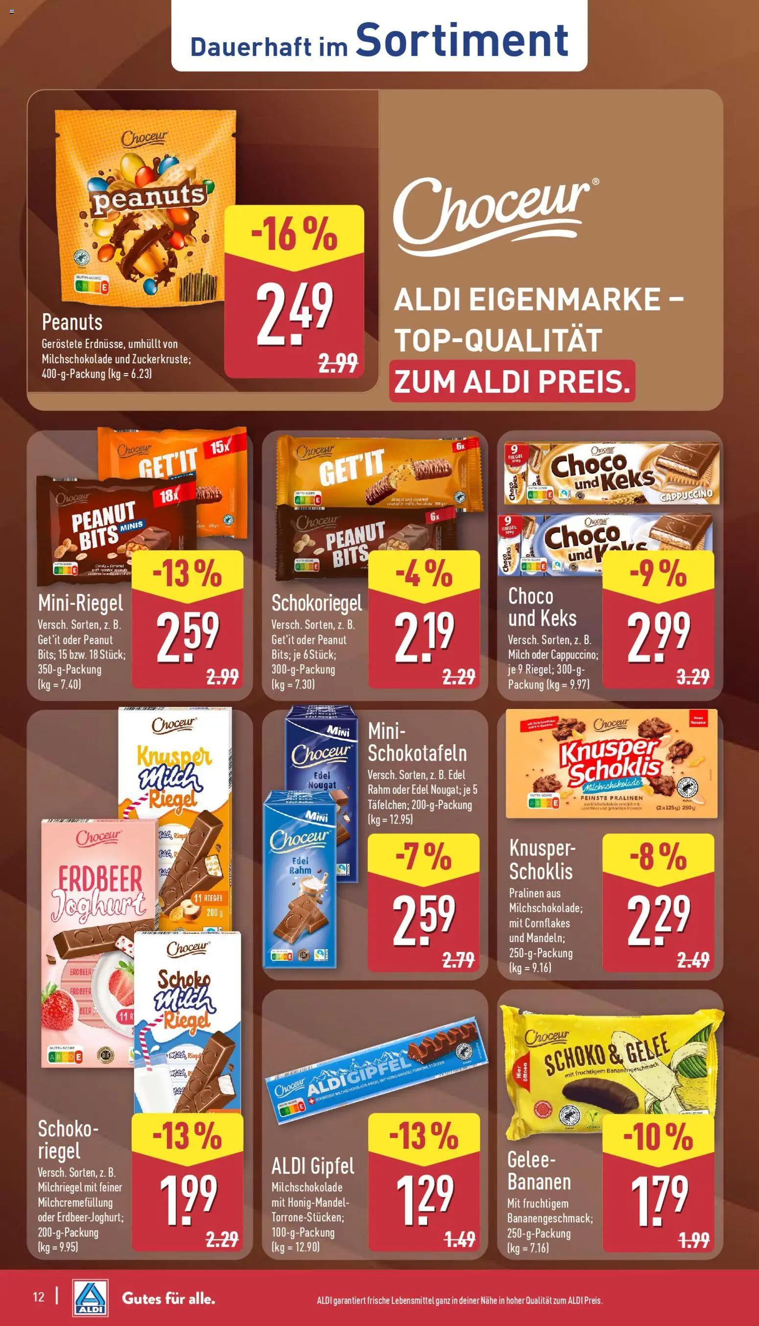Aldi Prospekt 	 – gültig ab 09.03.2026 | Seite: 13 | Produkte: Milch, Joghurt, Bananen, Mandeln