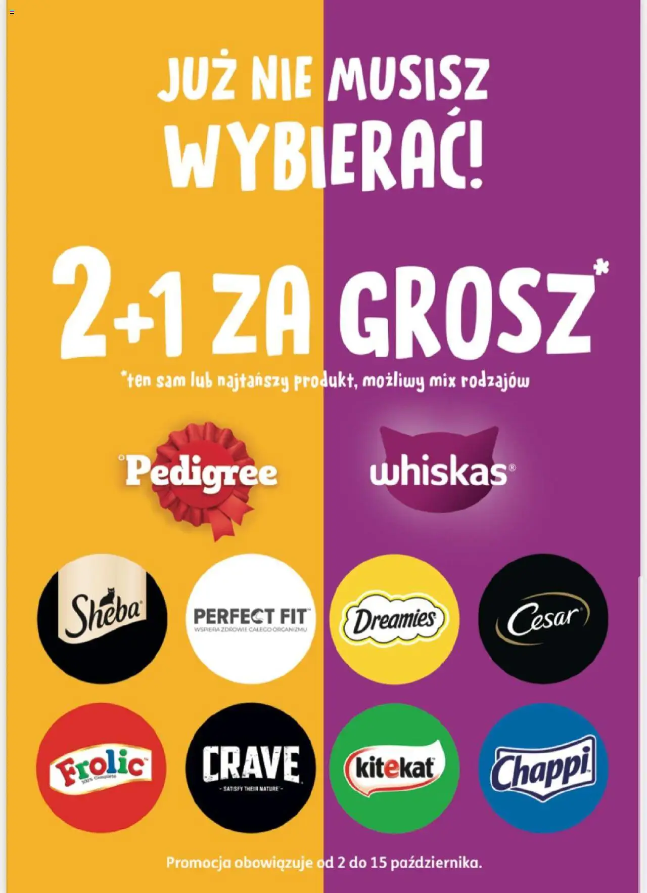 Intermarche Gazetka - Pedigree i Whiskas od 02.10.2025 | Strona: 2 | Produkty: Pedigree