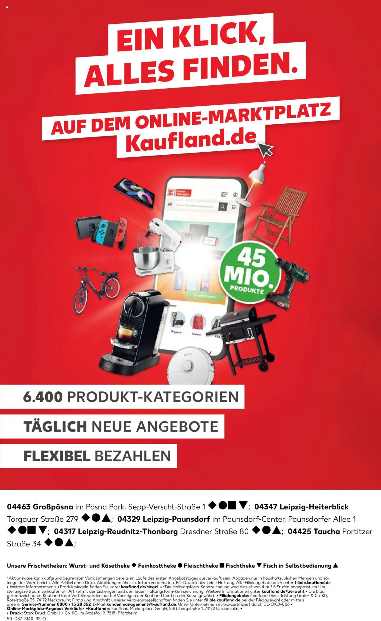 Kaufland prospekt Leipzig	 – gültig ab 14.09.2025 | Seite: 50 | Produkte: Grill, Smartphones, Fisch, Smartphone