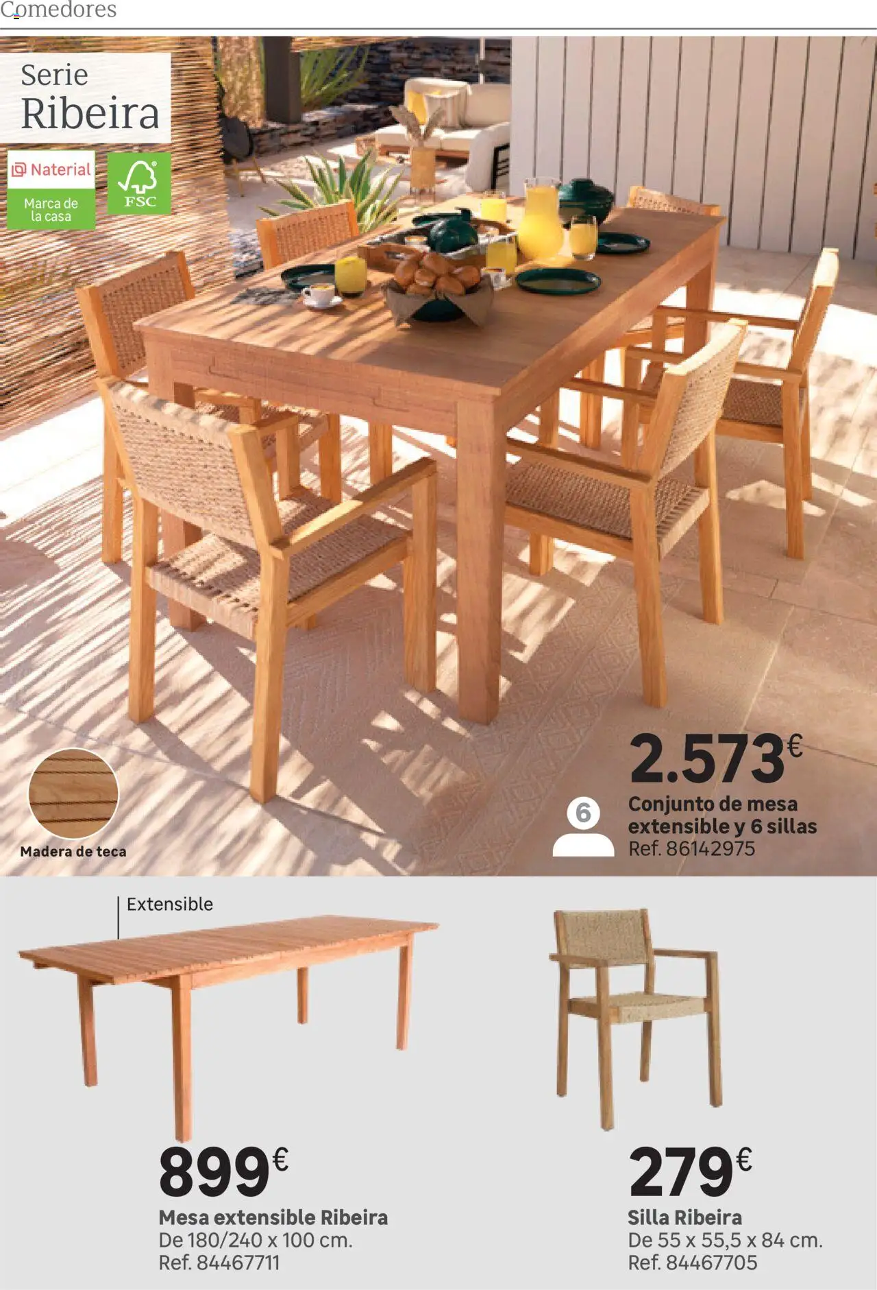 Leroy Merlin catálogo │ válido desde el 25.03.2025 | Página: 68 | Productos: Mesa extensible, Mesa, Silla