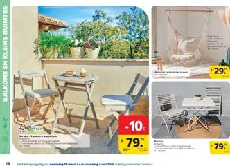 Carrefour folder - Voorbeeld van een folder van Carrefour, geldig van 18.03.2026 | Pagina: 14 | Producten: Kussens, Kussen, Tafel