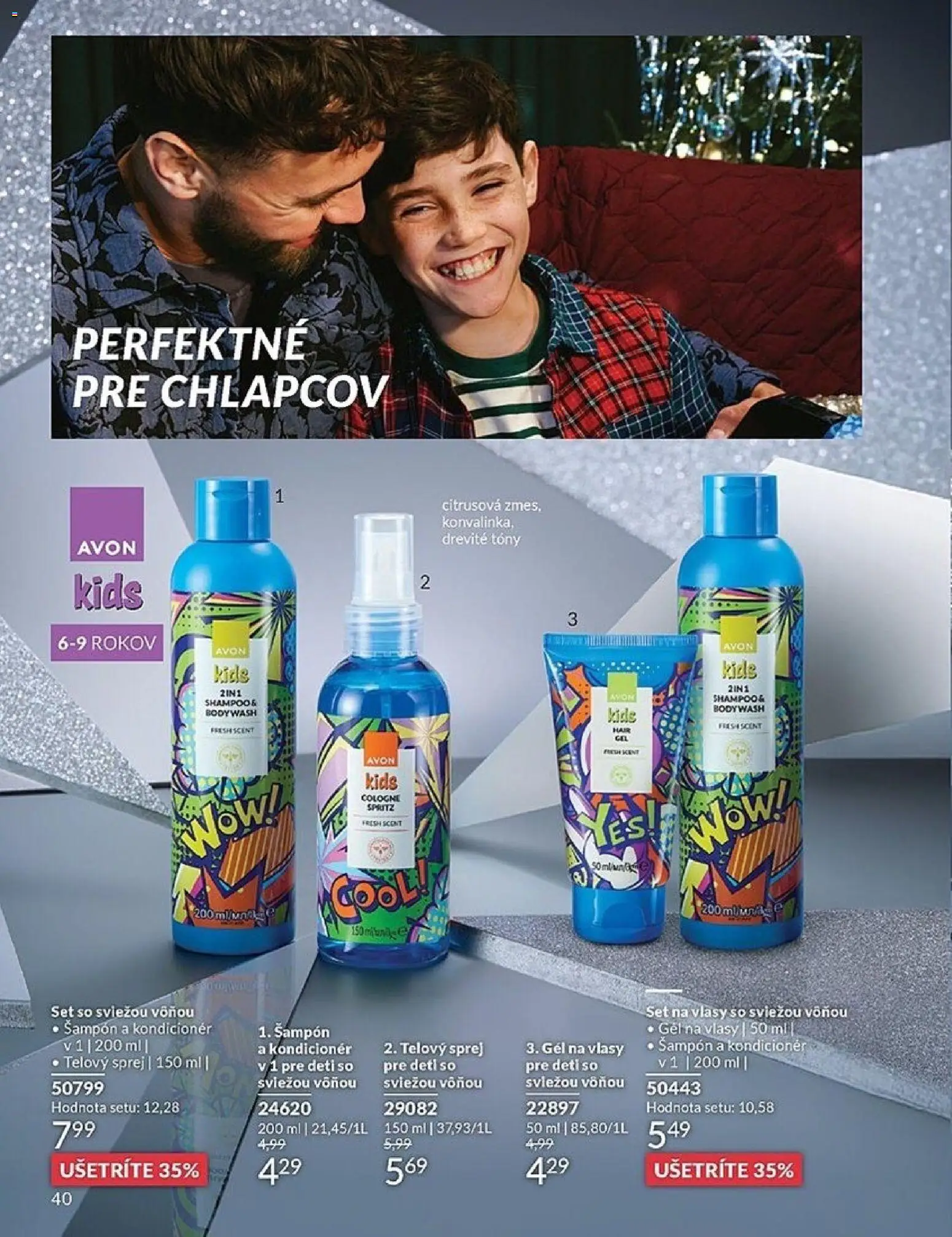 Nové Avon akcie – leták je platný od 01.12.2025 | Strana: 40 | Produkty: Šampón, Kondicionér