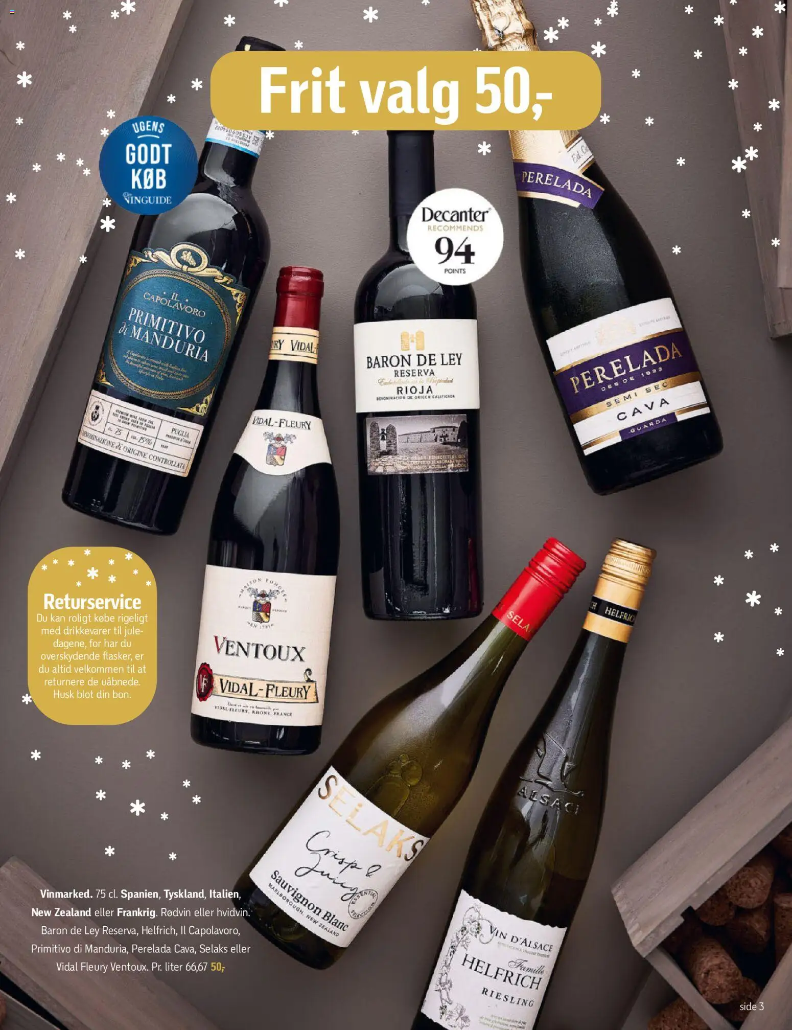 Føtex tilbudsavis – gyldig fra 28.11.2025 | Side: 3 | Produkter: Vin