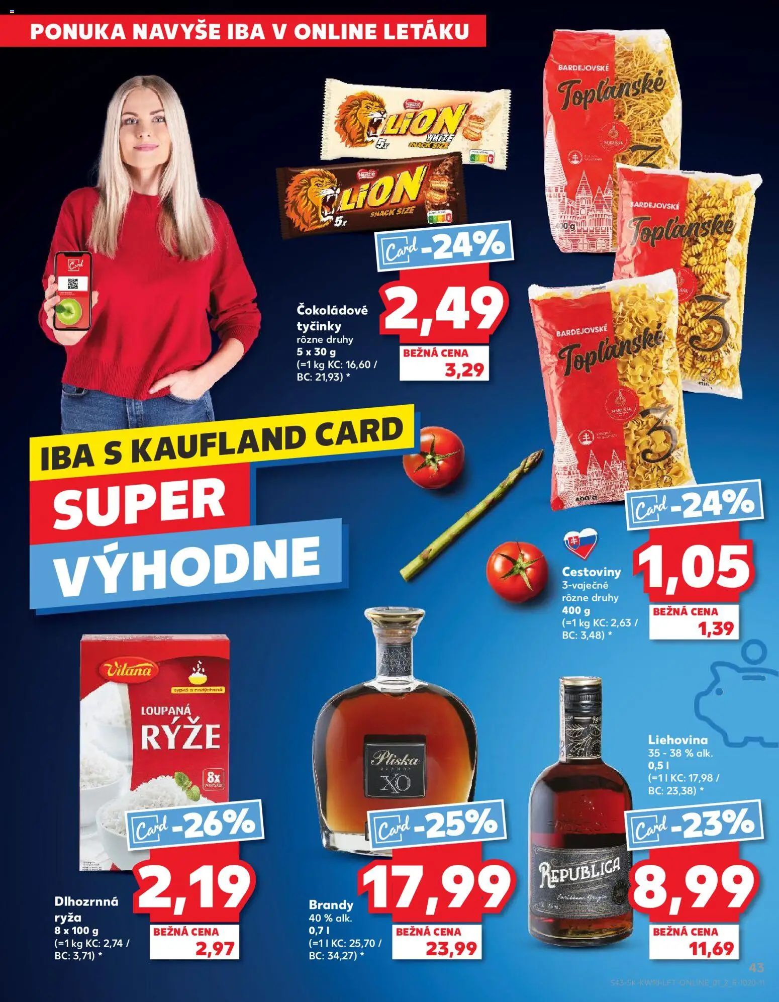 Nové Kaufland akcie – leták je platný od 05.03.2026 | Strana: 43