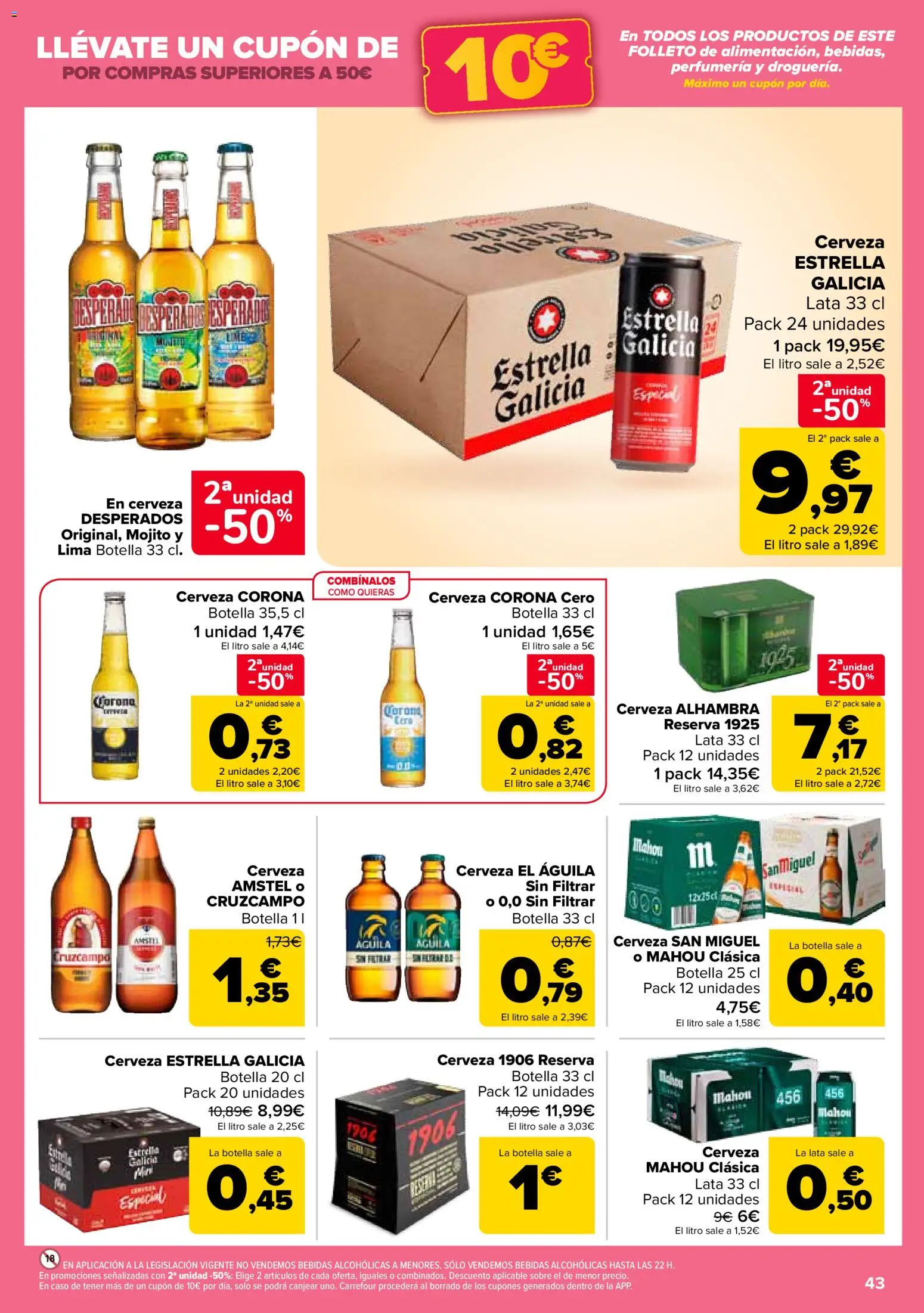 Carrefour folleto │ válido desde el 14.11.2025 | Página: 43 | Productos: Lima, Cerveza, Παρμεζάνα
