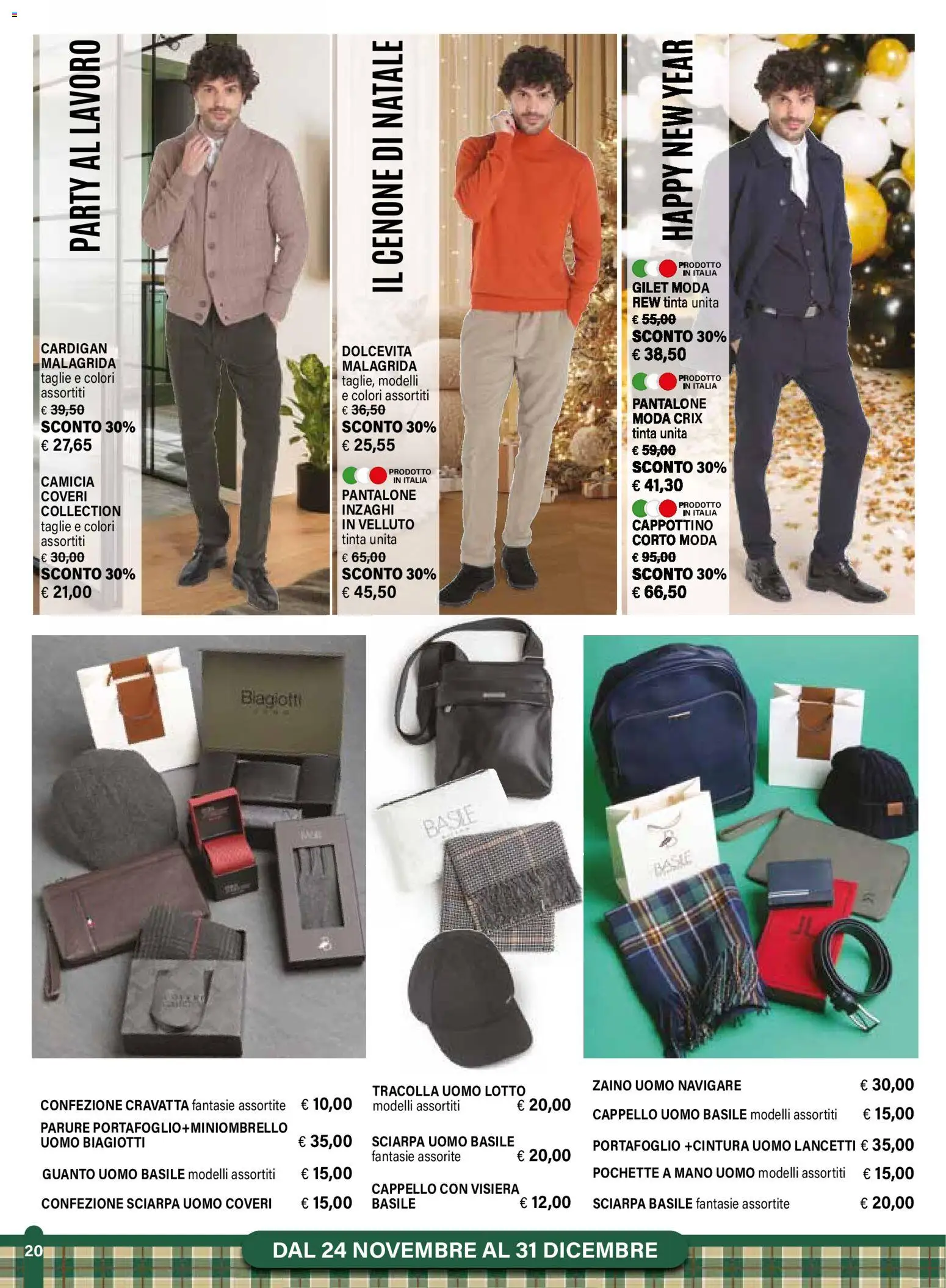 Volantino Il Gigante del 24.11.2025 | Pagina: 20 | Prodotti: Zaino, Sciarpa, Gilet, Cappello