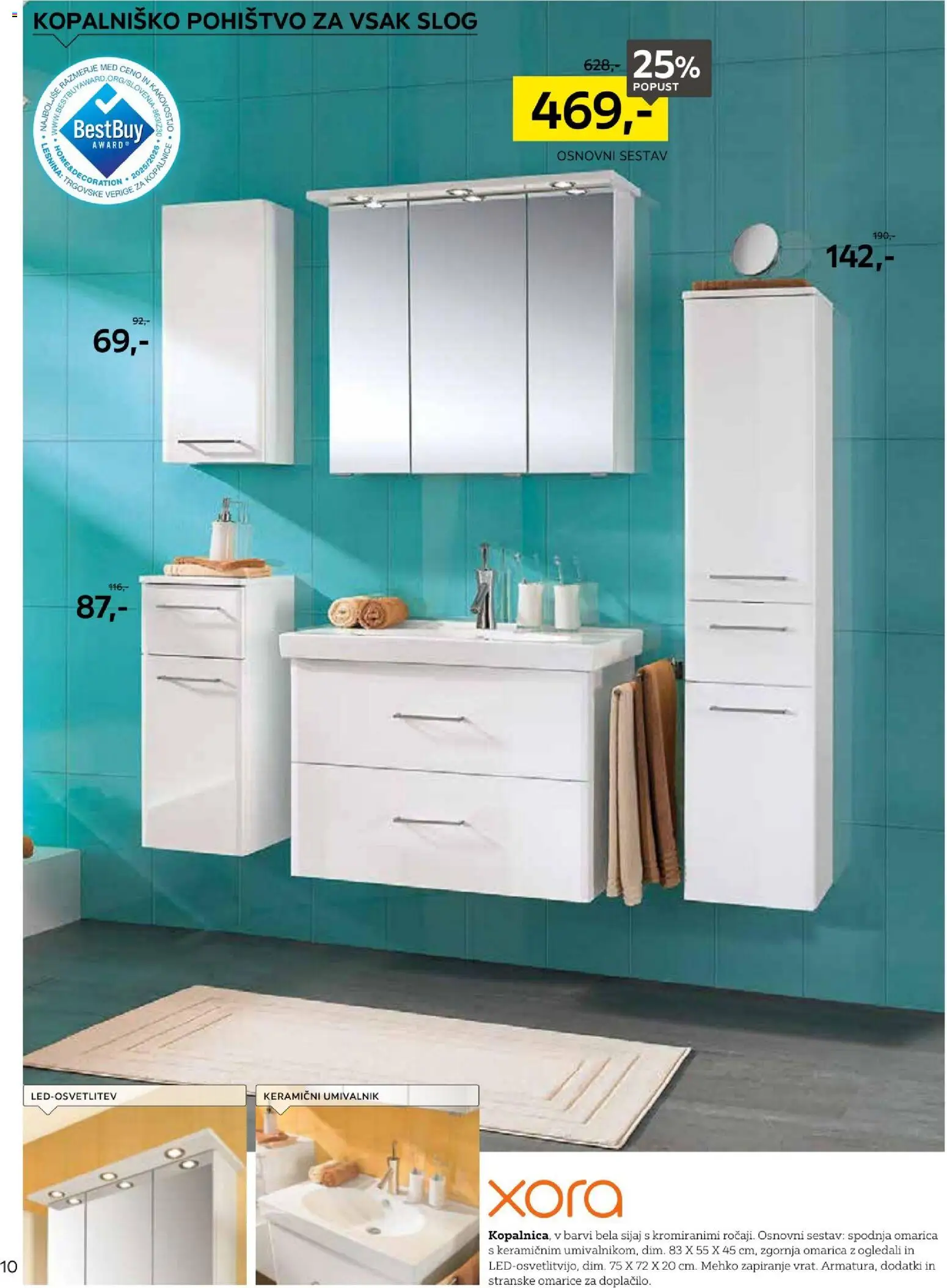 Novi XXXL Lesnina katalog ponudbe – veljaven od 17.02.2026 | Stran: 10 | Izdelki: Pohištvo, Umivalnik, Omarica