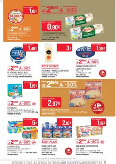 Match Supermarché - Prévisualisation de Match Supermarché - Fêtes par nos pros  valide à partir de 27.12.2025 | Page: 27 | Produits: Emmental, Lait, Beurre, Fromage