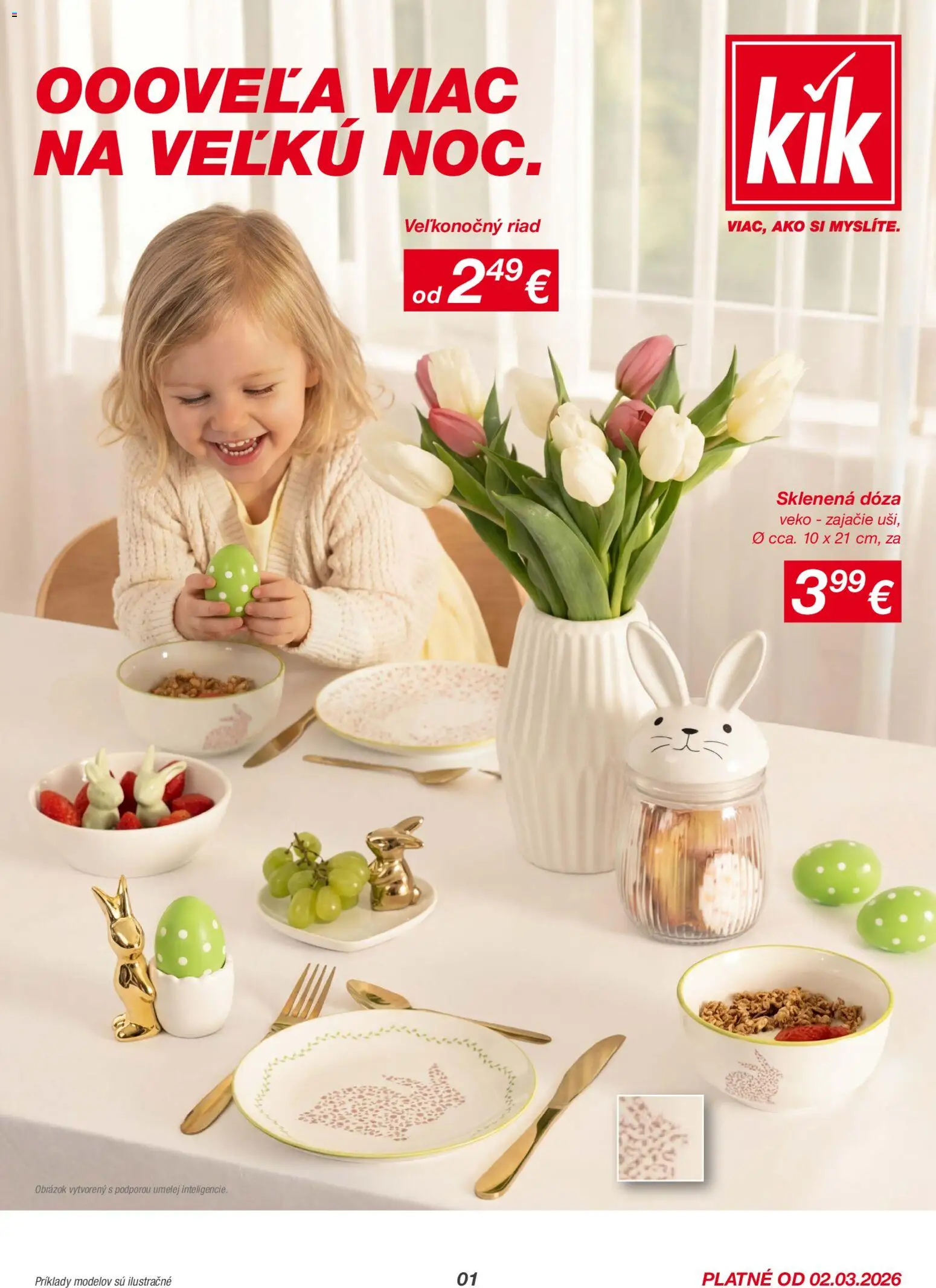 Nové Kik akcie – leták je platný od 02.03.2026 | Strana: 1