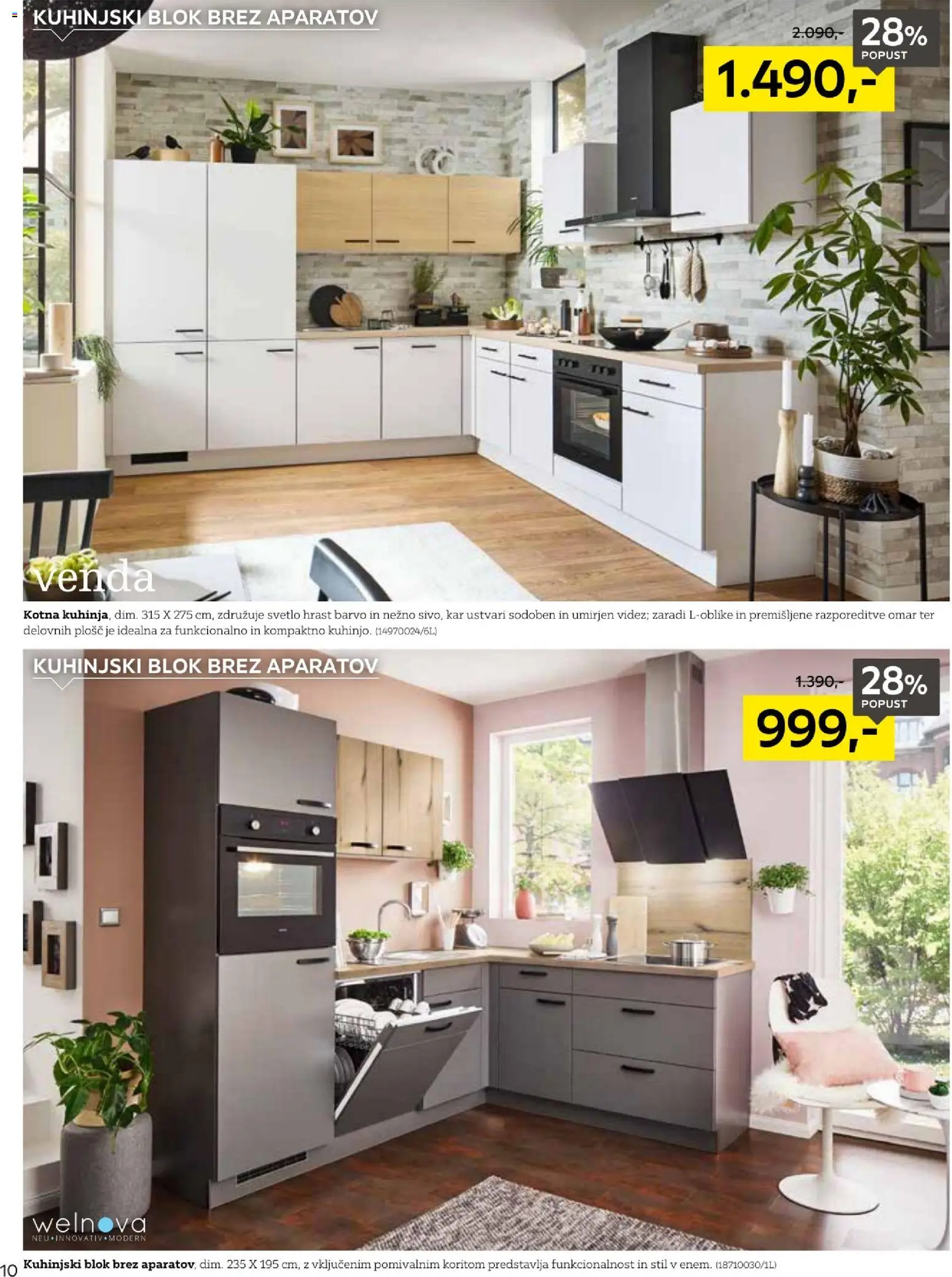 Novi XXXL Lesnina katalog ponudbe – veljaven od 17.02.2026 | Stran: 10 | Izdelki: Blok