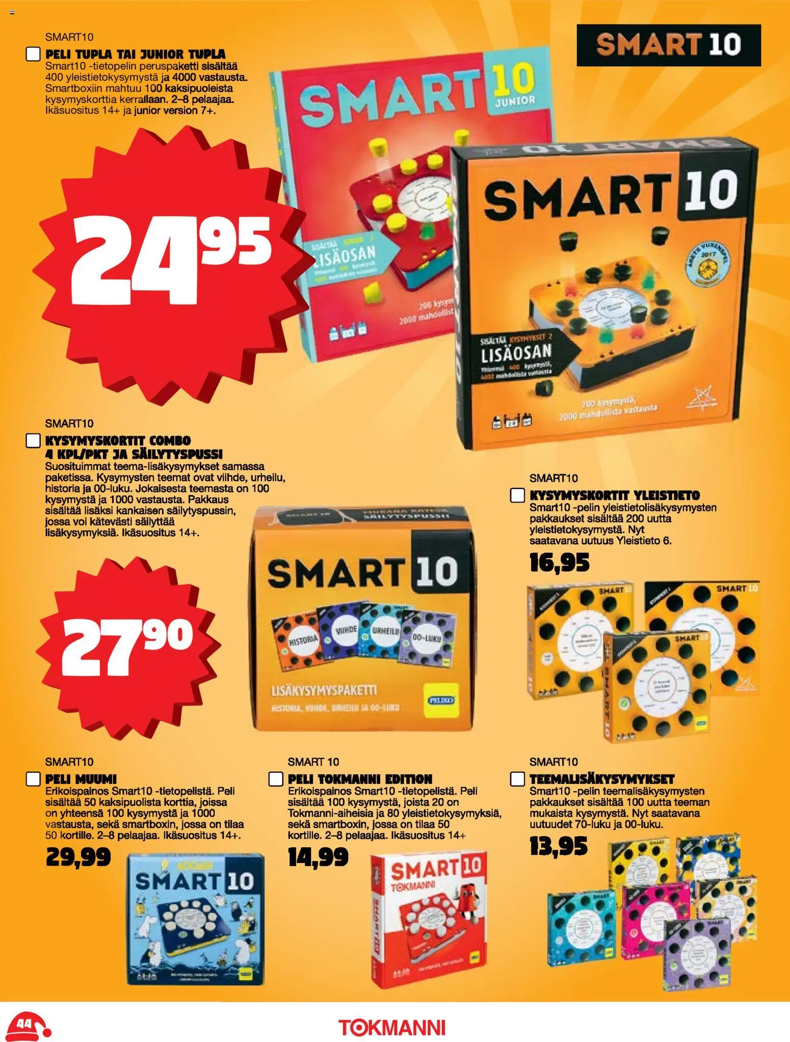 Tokmanni - Joululelukuvasto – voimassa 03.11.2025 alkaen | Sivu: 44 | Tuotteet: Voi, Peli