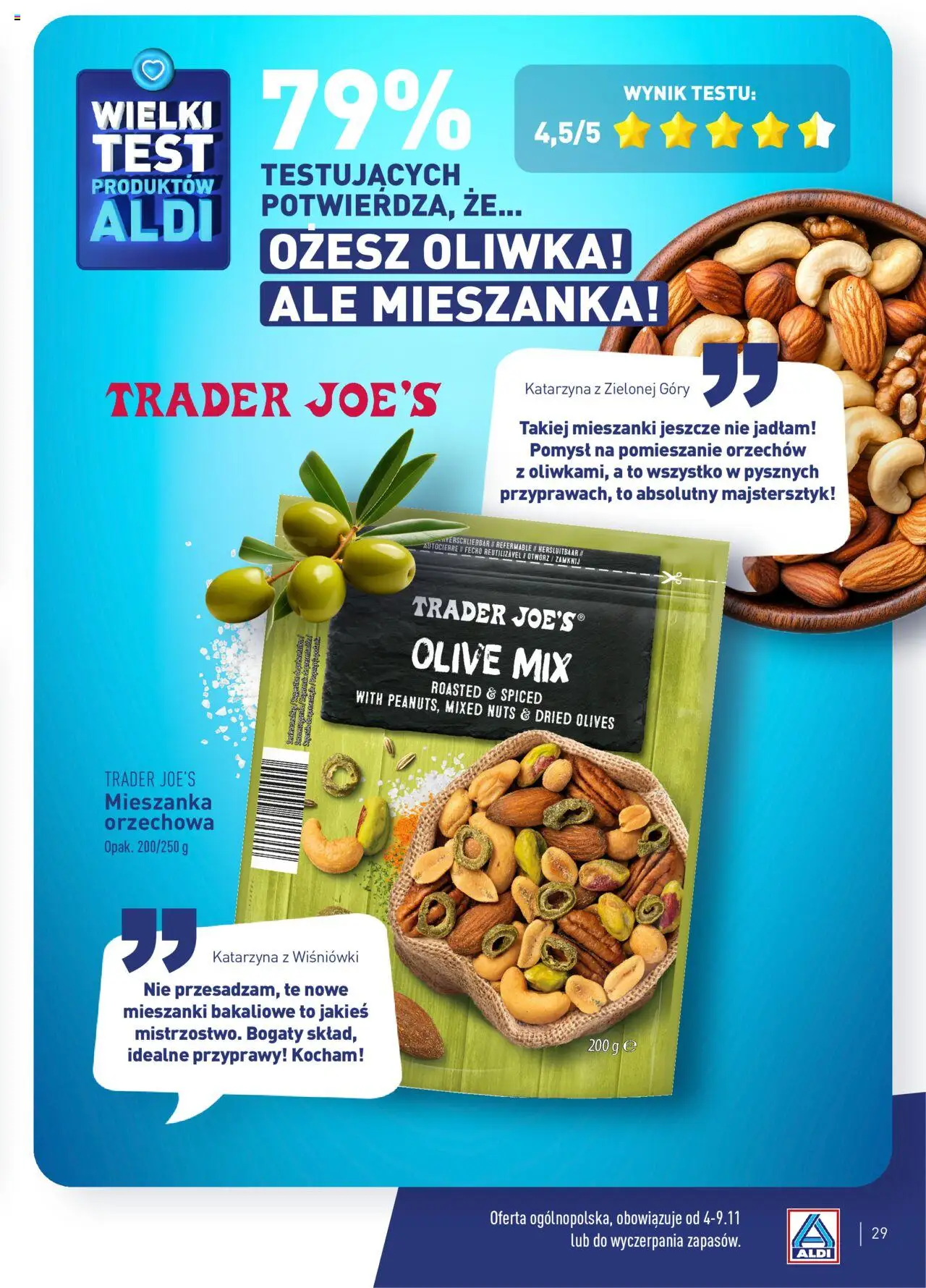 Aldi Gazetka - Wielki test od 04.11.2024 | Strona: 29 | Produkty: Przyprawy