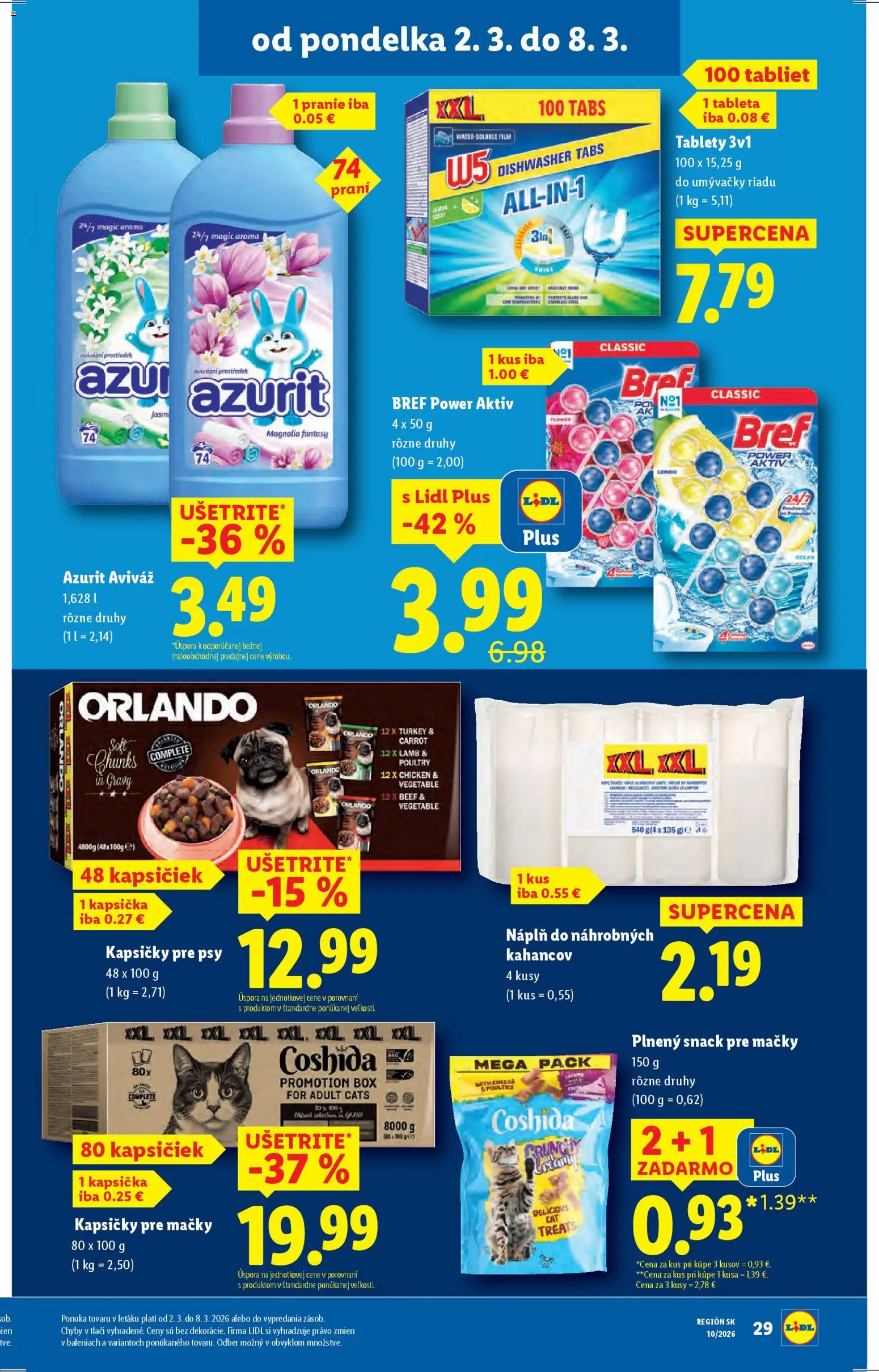 Nové Lidl akcie – leták je platný od 02.03.2026 | Strana: 33 | Produkty: Aviváž