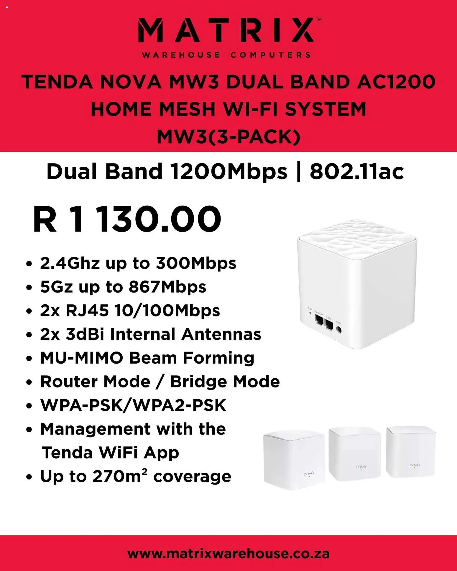 New Matrix Warehouse catalogue – valid from 17.02.2026 | Page: 1 | Products: Router