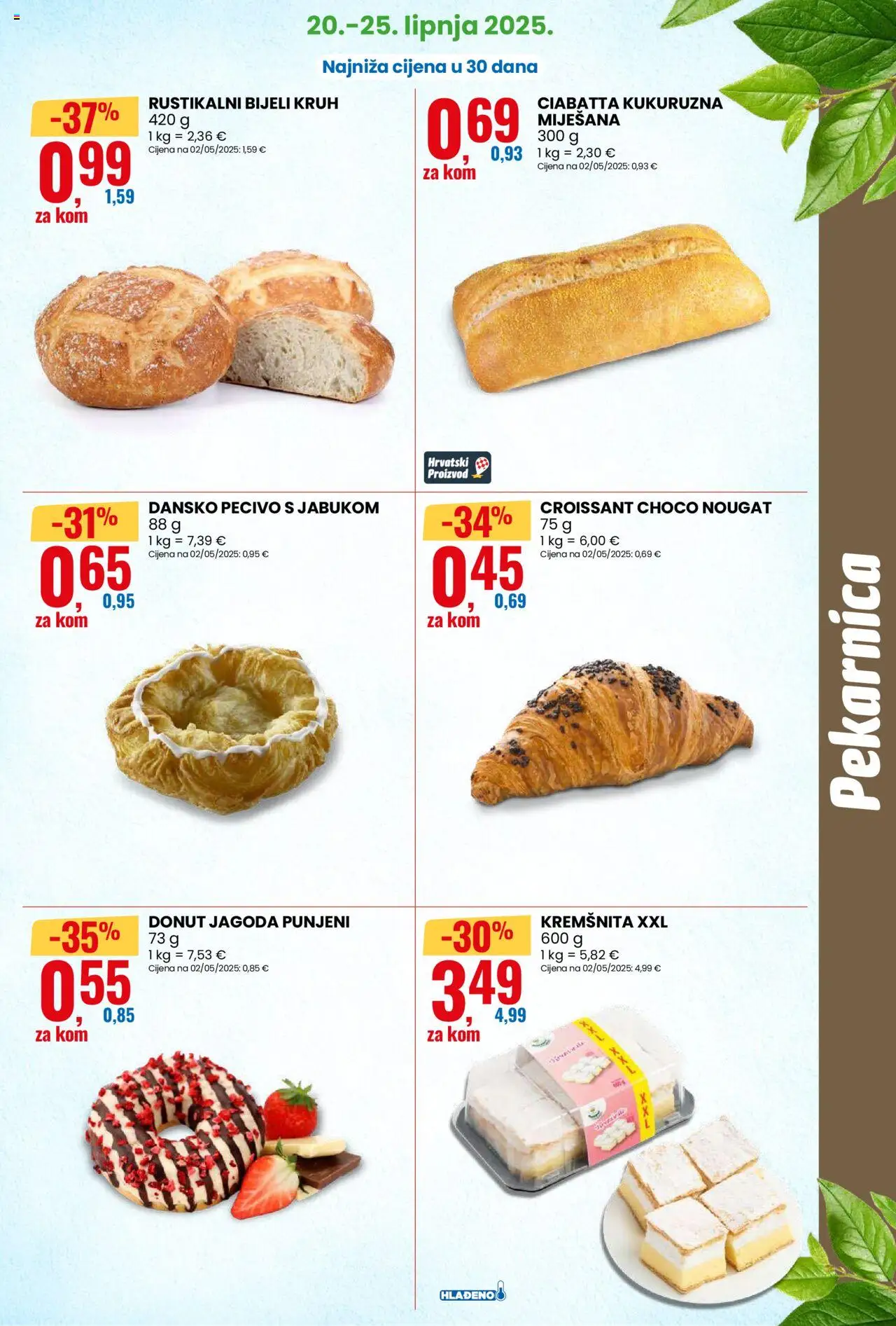 Eurospin katalog | vrijedi od 20.06.2025 | Stranica: 5 | Proizvodi: Kruh, Pecivo