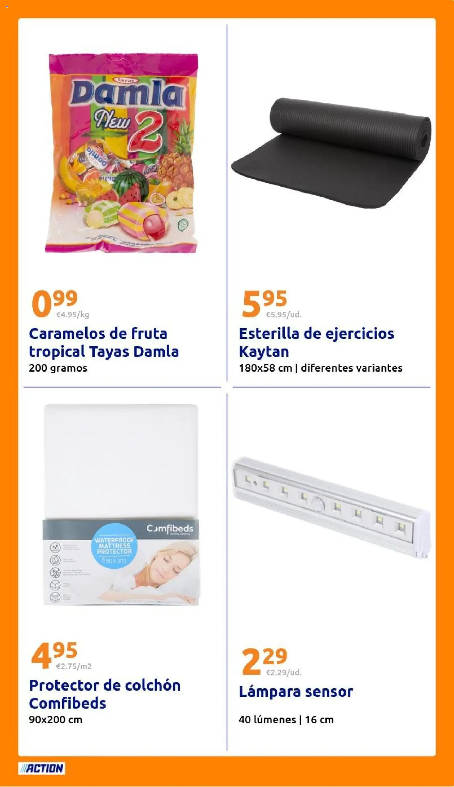 Action - Action week 8 2026 │ válido desde el 18.02.2026 | Página: 19 | Productos: Colchon, Lámpara