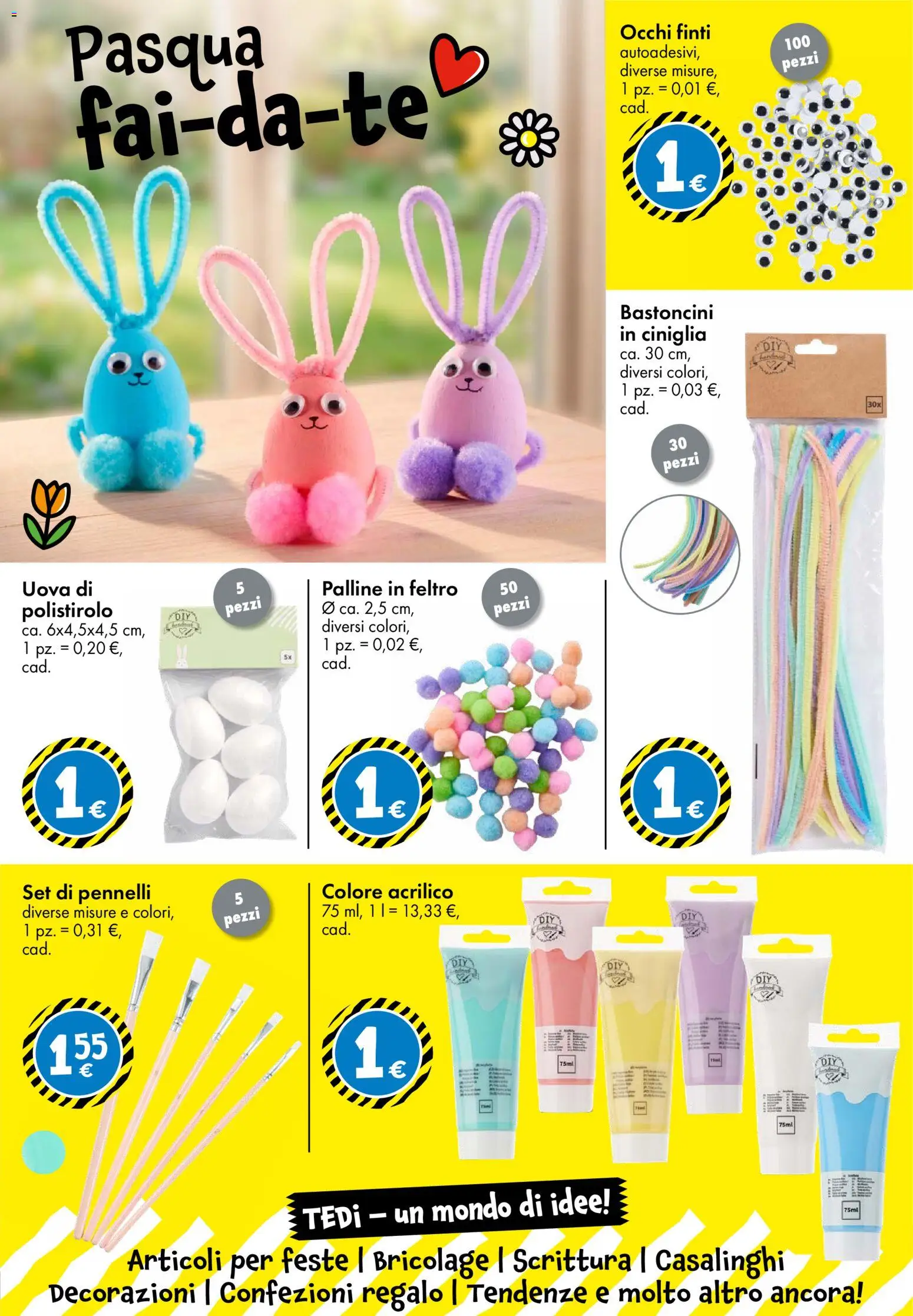 Volantino TEDi del 06.03.2026 | Pagina: 4 | Prodotti: Uova, Decorazioni