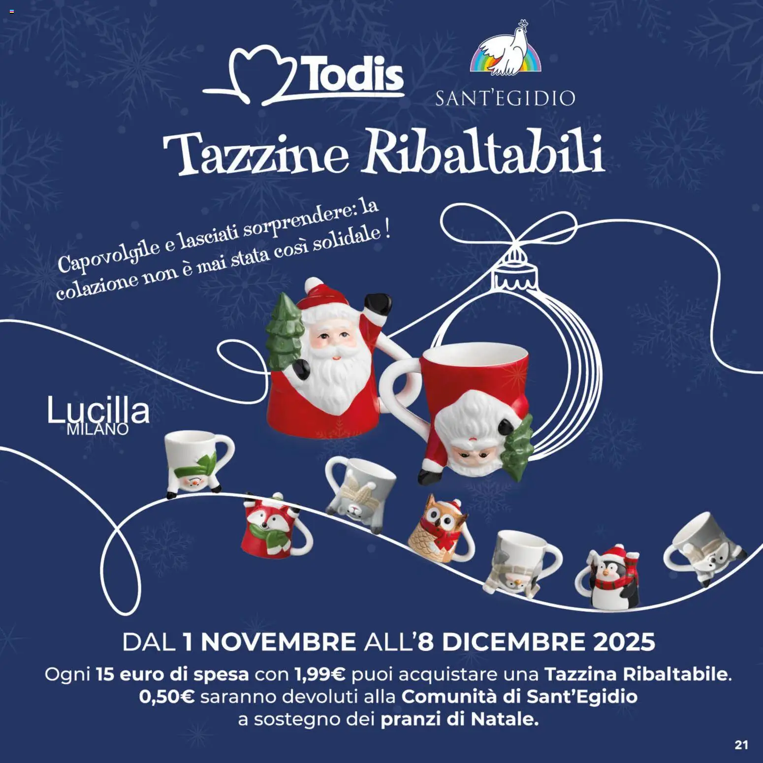 Volantino Todis del 30.10.2025 | Pagina: 21 | Prodotti: Tazzina