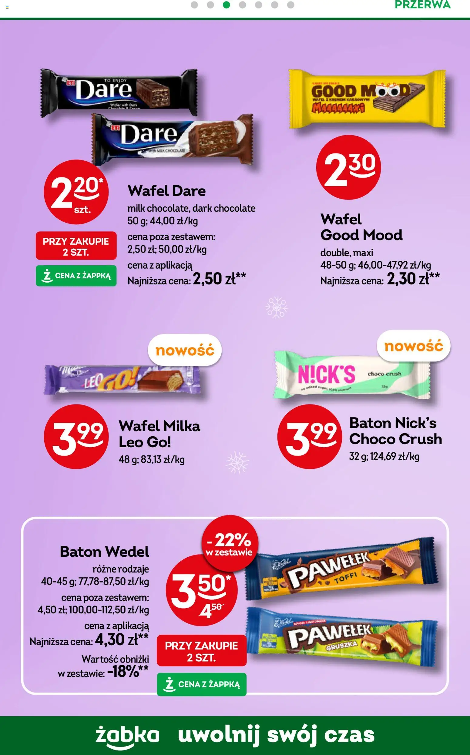 Żabka Gazetka od 30.12.2025 | Strona: 40 | Produkty: Gruszka, Milka, Baton
