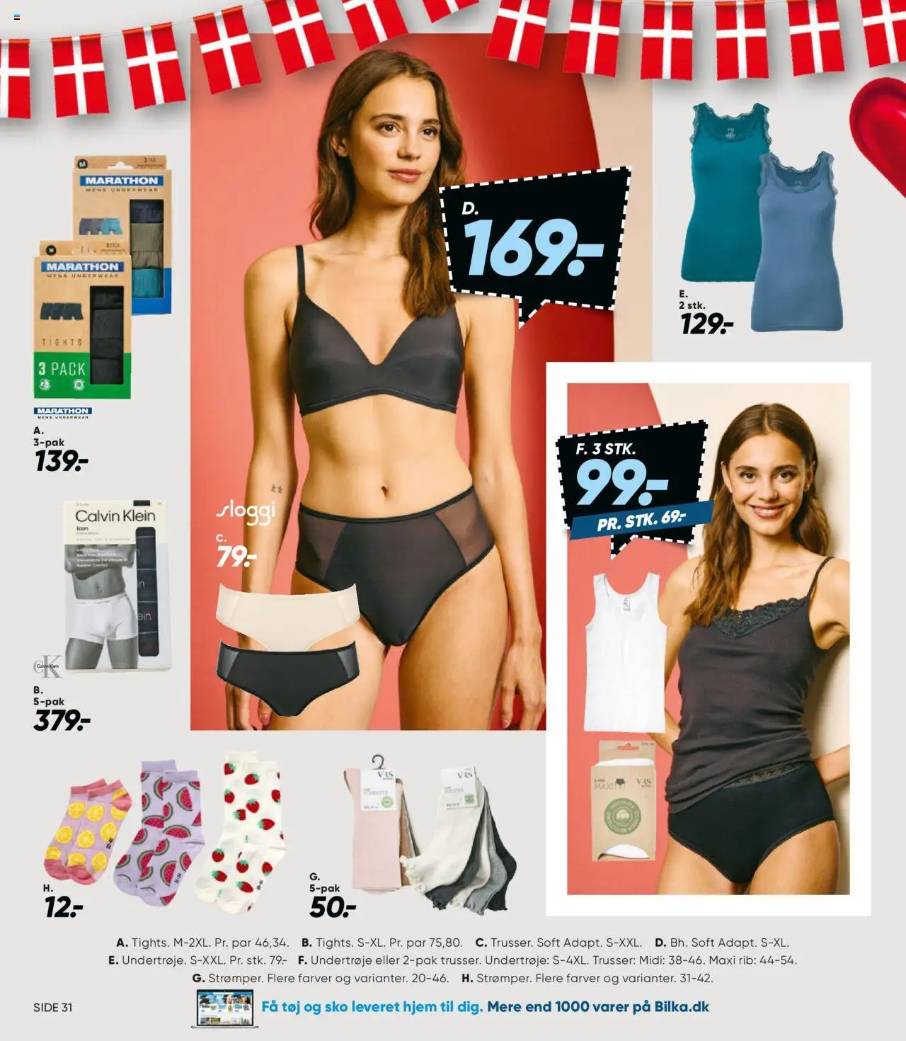 Bilka Tilbudsavis gyldig fra 22.08.2025 | Side: 46 | Produkter: Trusser, Sko, Tights, Tøj