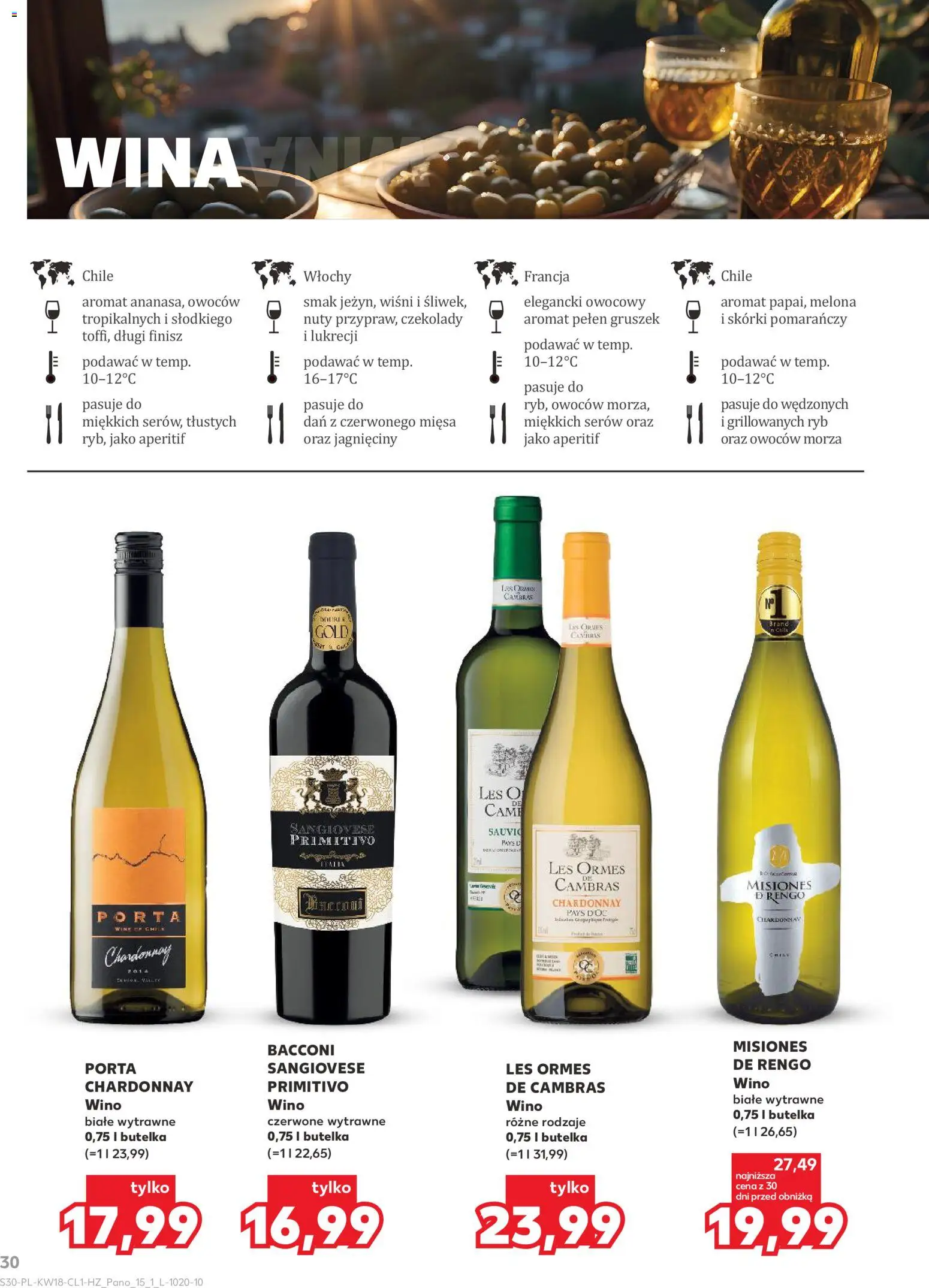 Kaufland Polsko leták - Barek od 29.04.2026 | Strana: 30 | Produkty: Primitivo