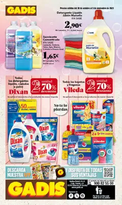 Vista previa Gadis - folleto válido desde el 30.10.2025 | Página: 44 | Productos: Colonia, Jabón, Detergente, Suavizante