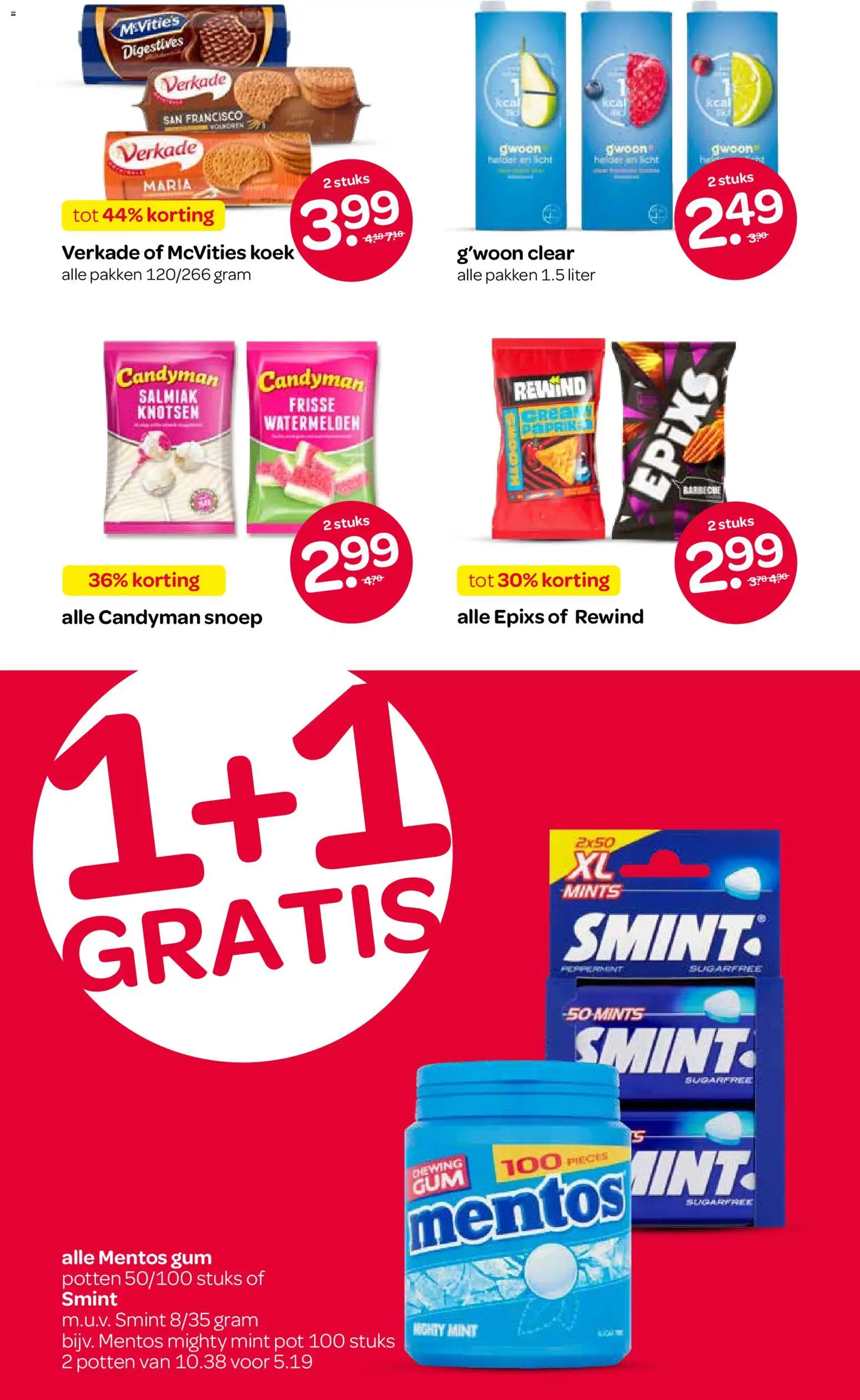 {H1} | Pagina: 13 | Producten: Snoep, Gum, Pot, Watermeloen