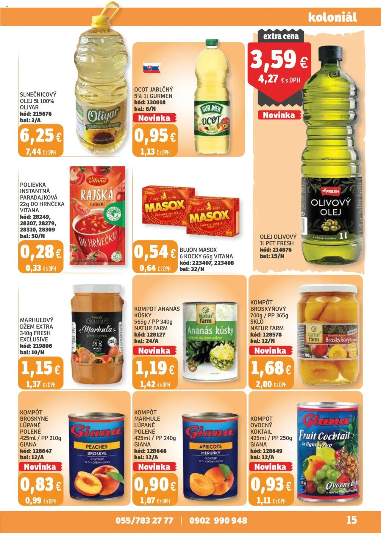 Labaš magazín │ platný od 22.08.2025 | Strana: 15 | Produkty: Bujón, Ananás, Broskyne, Ocot