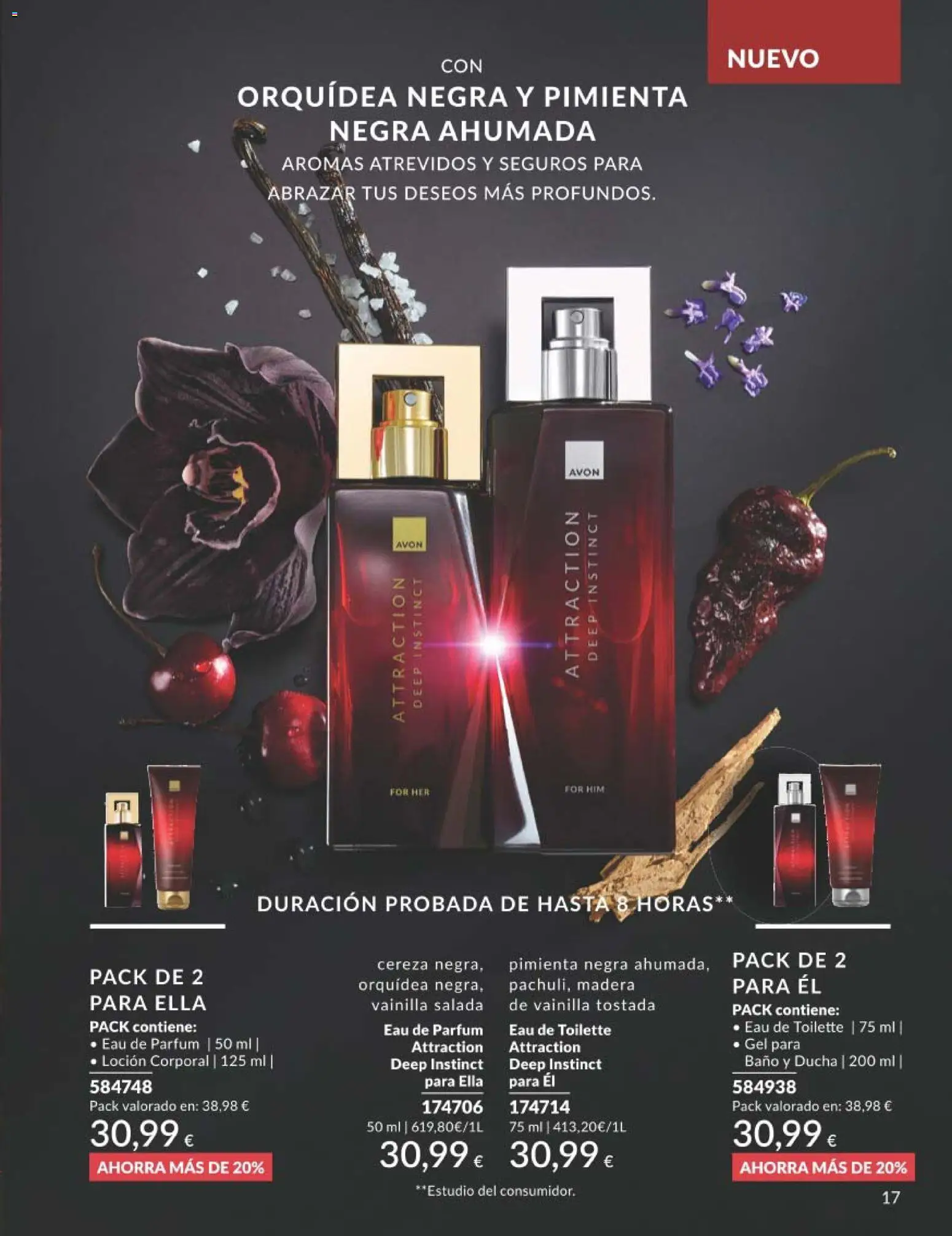 Catálogo AVON campaña 2 │ válido desde el 01.02.2026 | Página: 17 | Productos: Perfume, Eau de toilette, Loción corporal, Eau de parfum