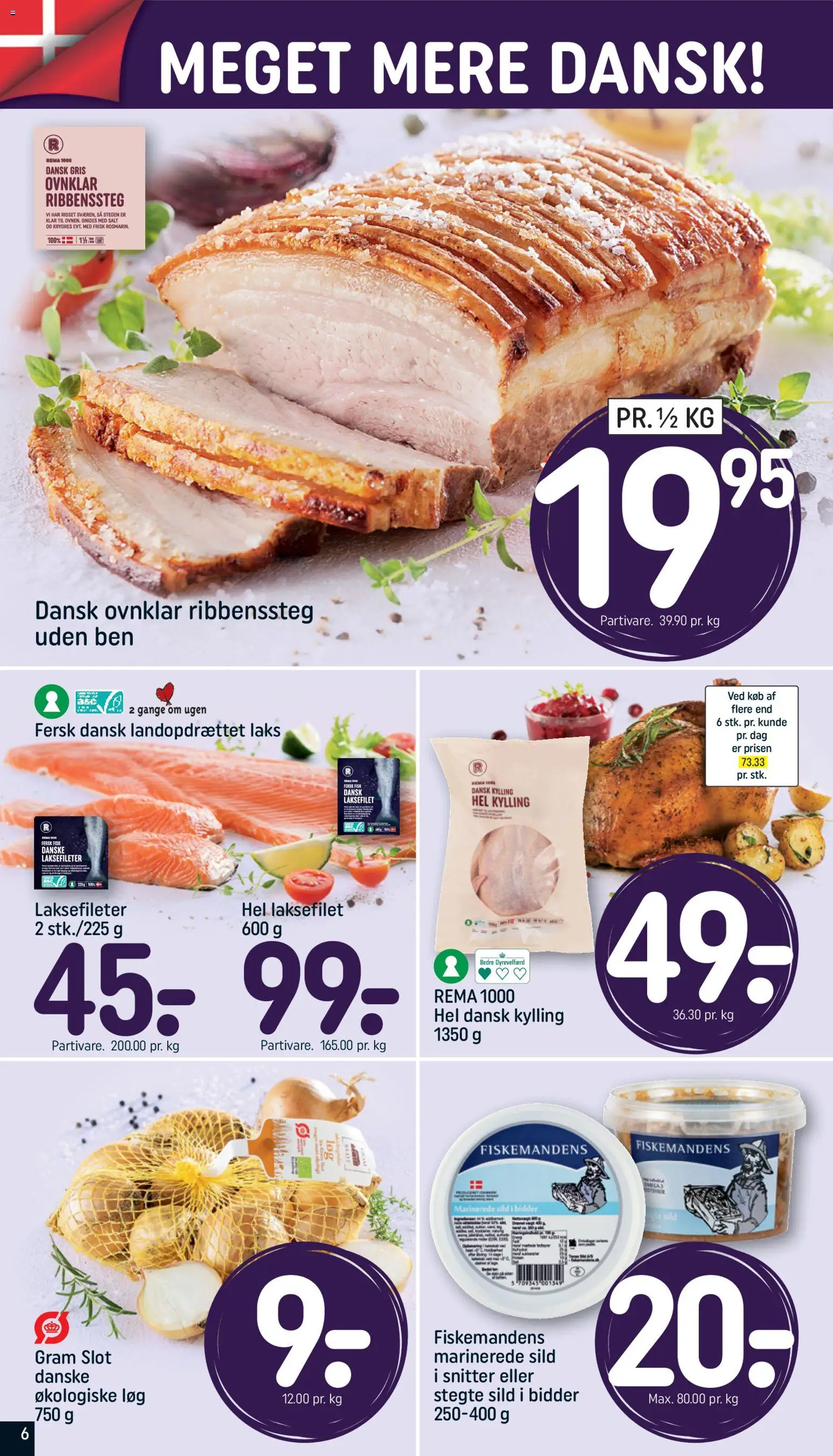 Rema 1000 tilbudsavis – gyldig fra 30.11.2025 | Side: 6 | Produkter: Fisk, Løg, Salt, Sild
