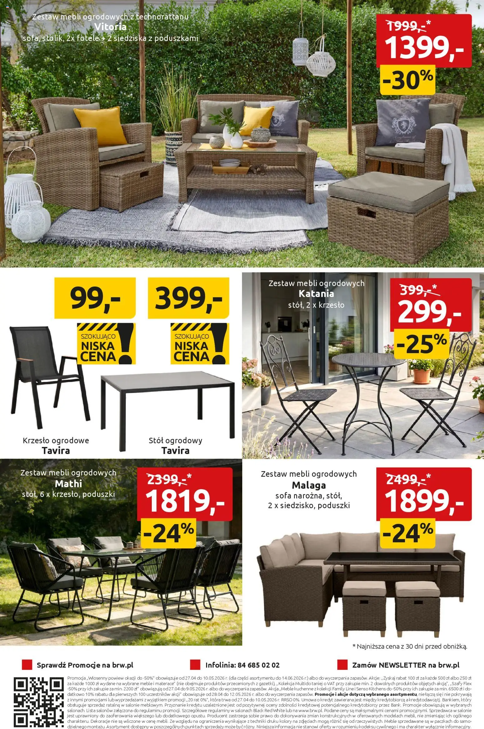 Black Red White promocje od 27.04.2026 | Strona: 13 | Produkty: Sofa, Krzesło, Krzesło ogrodowe, Stół ogrodowy