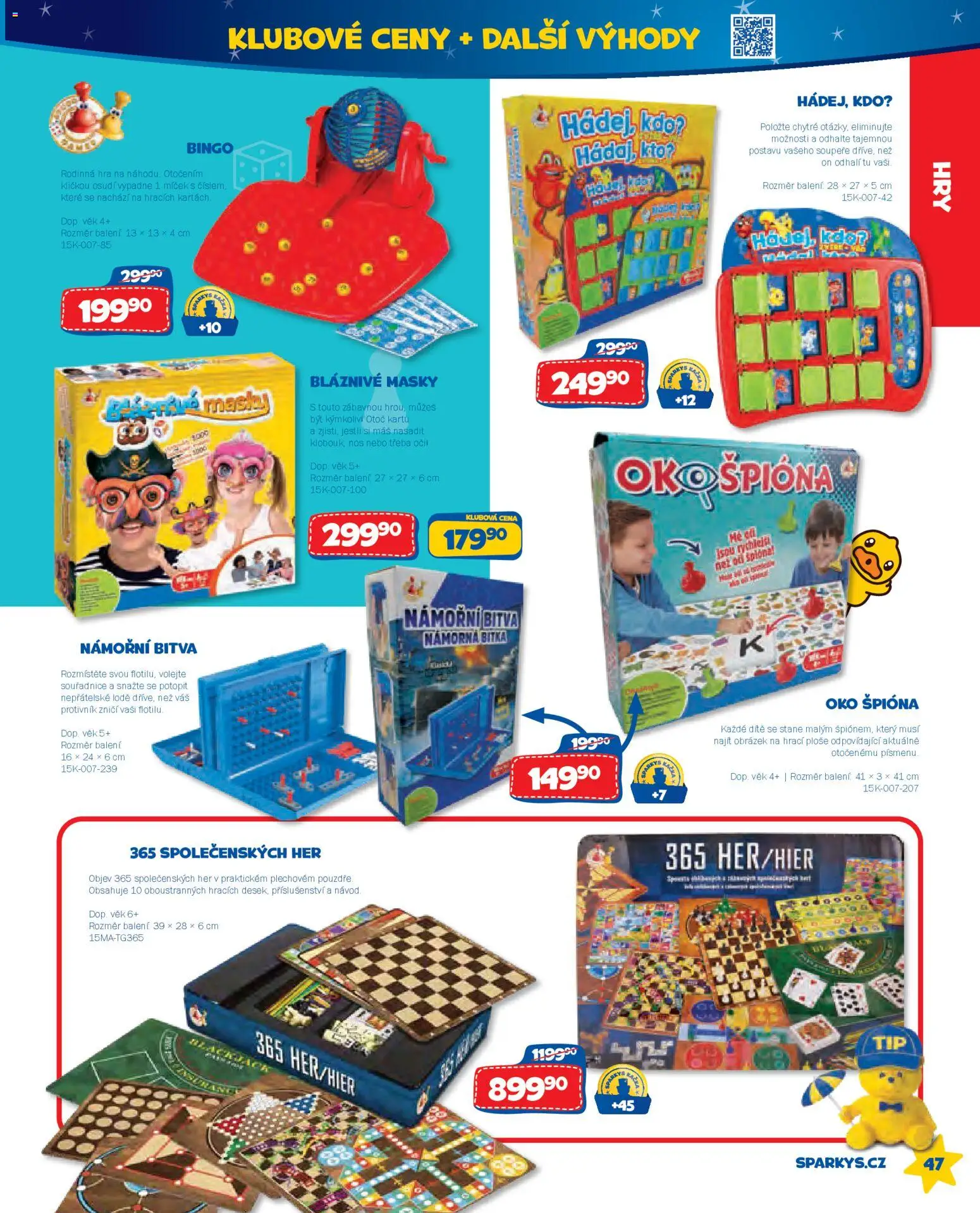 Sparkys katalog Léto 2026 od 01.05.2026 | Strana: 47 | Produkty: Hra