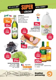 Náhled letáku Terno leták - Super víkend od 19.09.2025