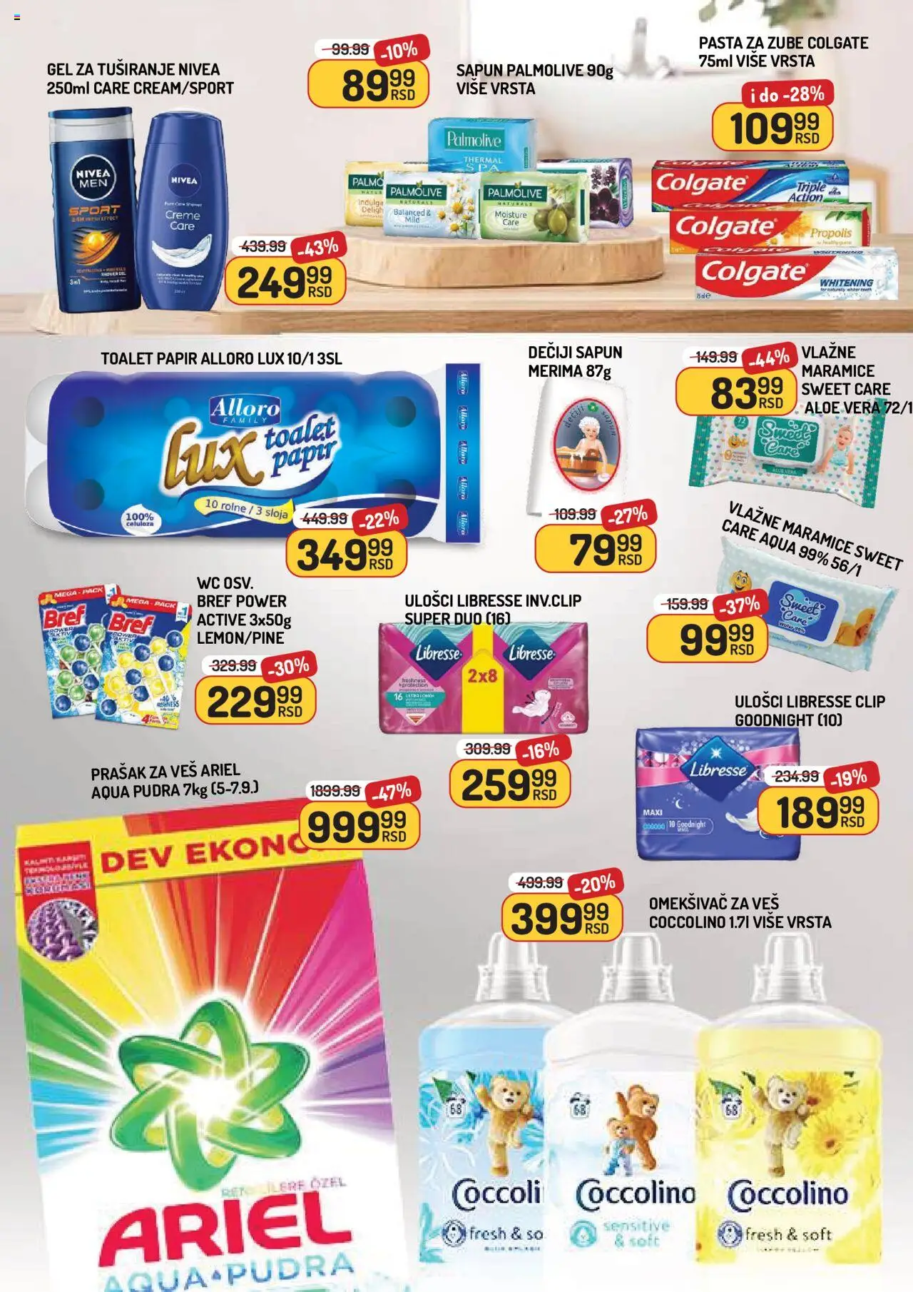 Aman katalog - važi od 05.09.2025 | Strana: 10 | Proizvode: Bref, Toalet papir, Gel za tuširanje, Omekšivač za veš