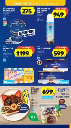 LAKTÓZMENTES TEJSZÍNHAB-SPRAY, 250 g/flakon, laktózmentes - amely érvényes a következő dátumtól: 05.02.2026 | Oldal: 31