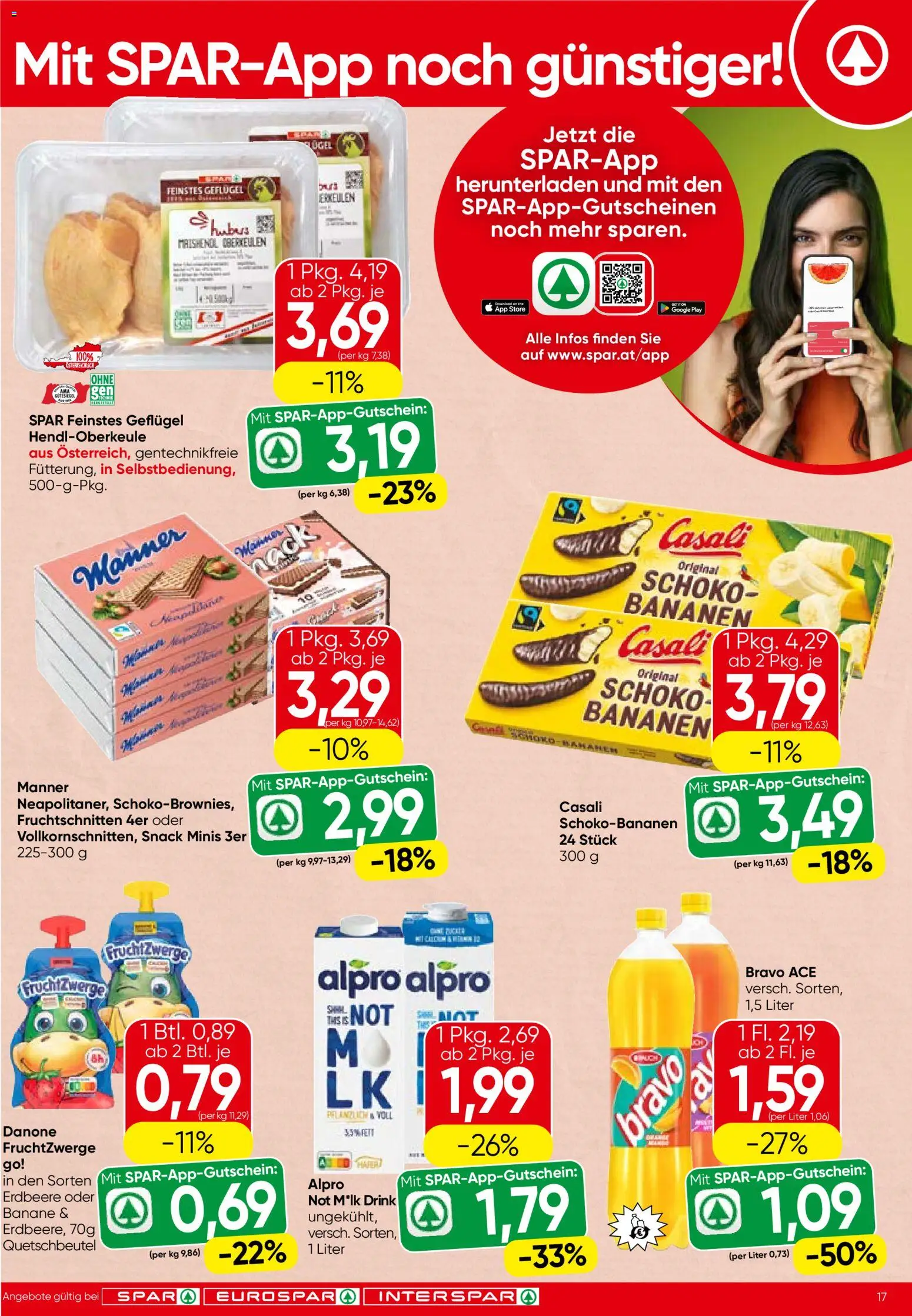 Spar Flugblatt - Salzburg gültig ab 02.01.2026 | Seite: 17 | Produkte: Bananen