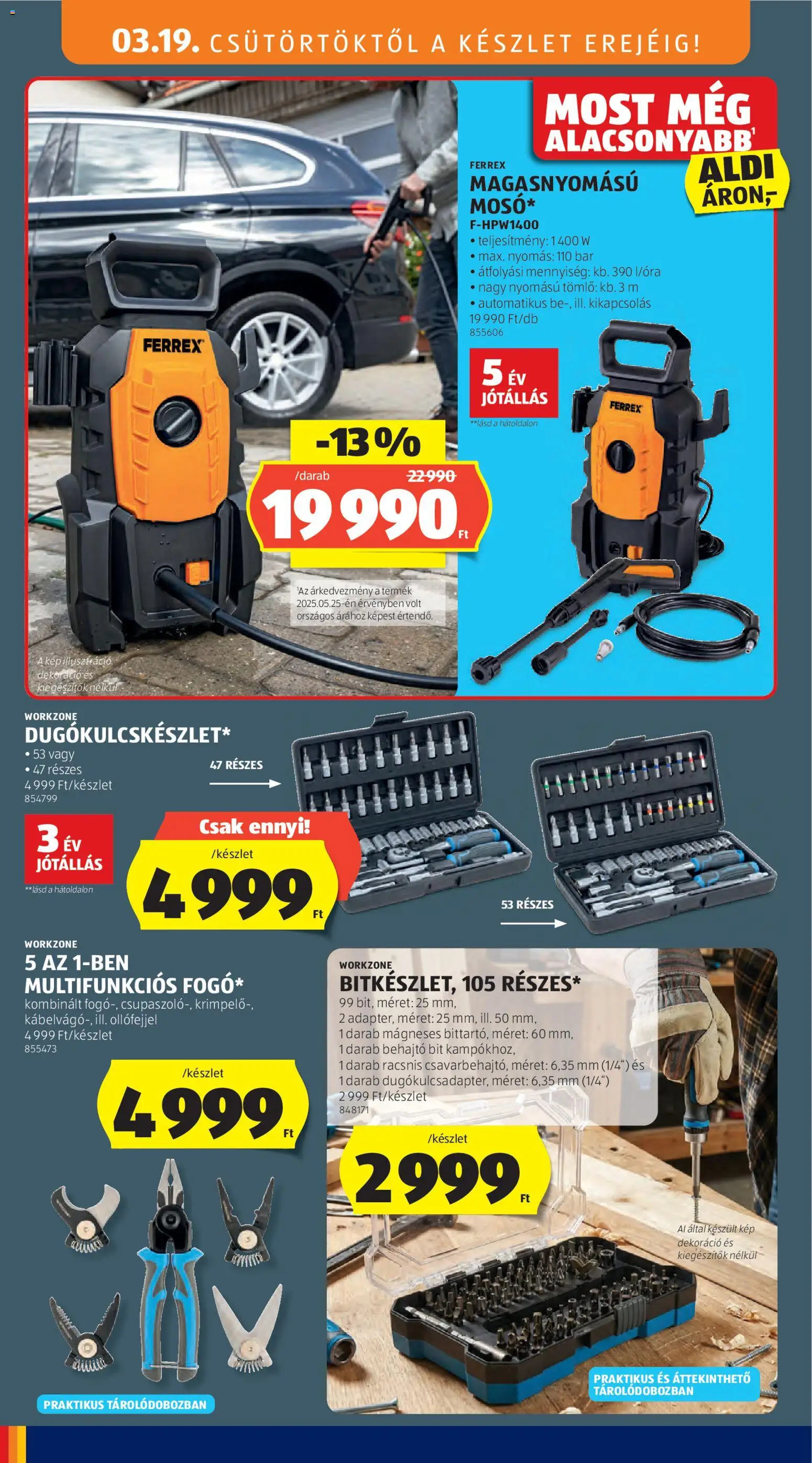 Aldi akciós ujság - amely érvényes a következő dátumtól: 19.03.2026 | Oldal: 8