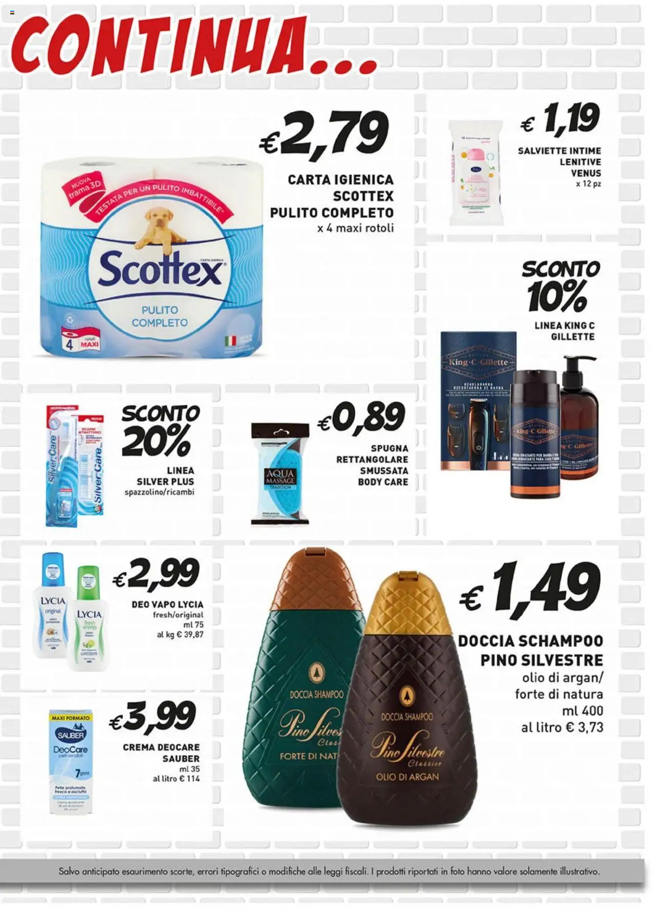 Volantino Coal del 14.08.2025 | Pagina: 7 | Prodotti: Spugna, Shampoo, Carta igienica, Doccia
